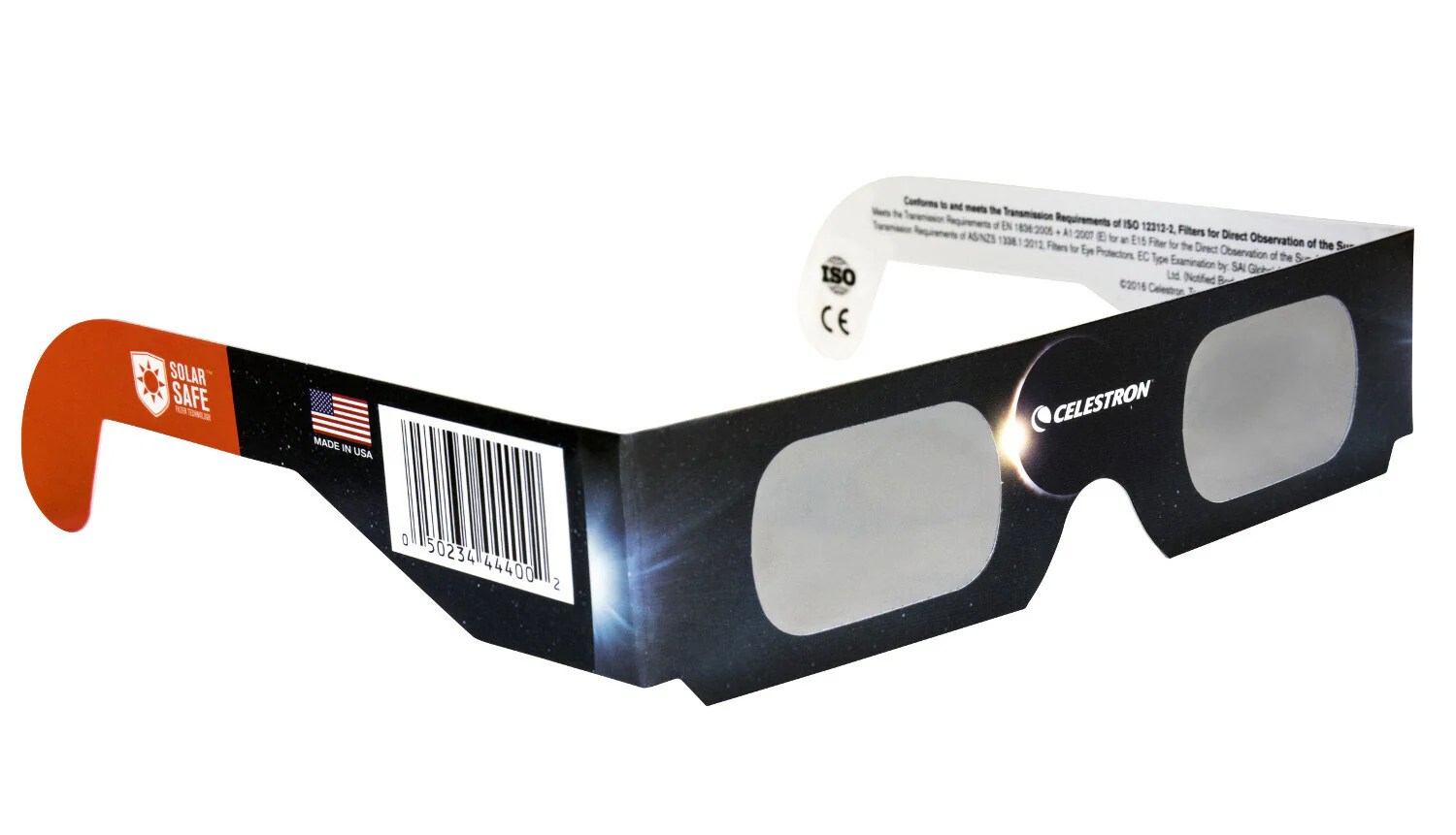 Celestron EclipSmart Safe Filter Eclipse Glasses ISO 12312-2:2015 (E) (20-Pack) - Image 6