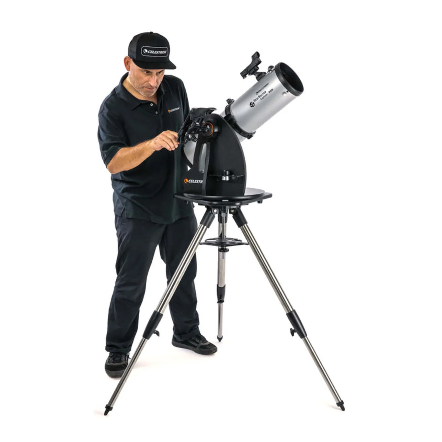 Celestron All-Metal Height-Adjustable Tripod for Starsense Explorer Tabletop Dobsonian Telescopes - Image 6