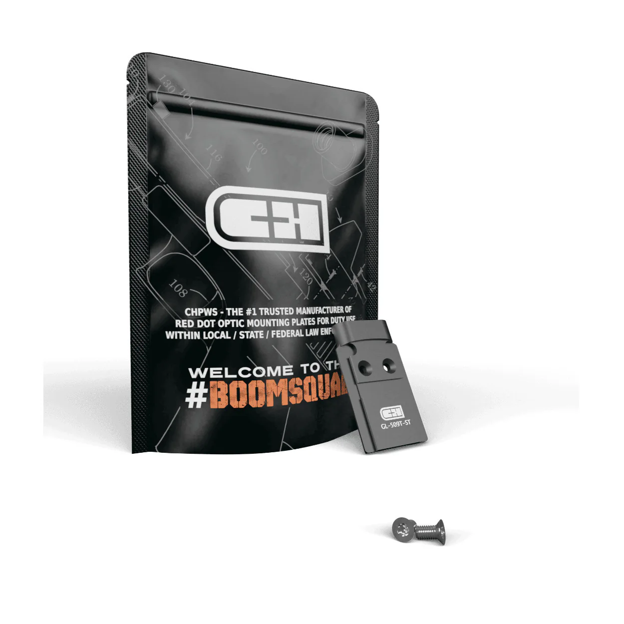 C&H Precision Optics Adapter Plate for Glock MOS - Compatible with Holosun 509T - Image 4