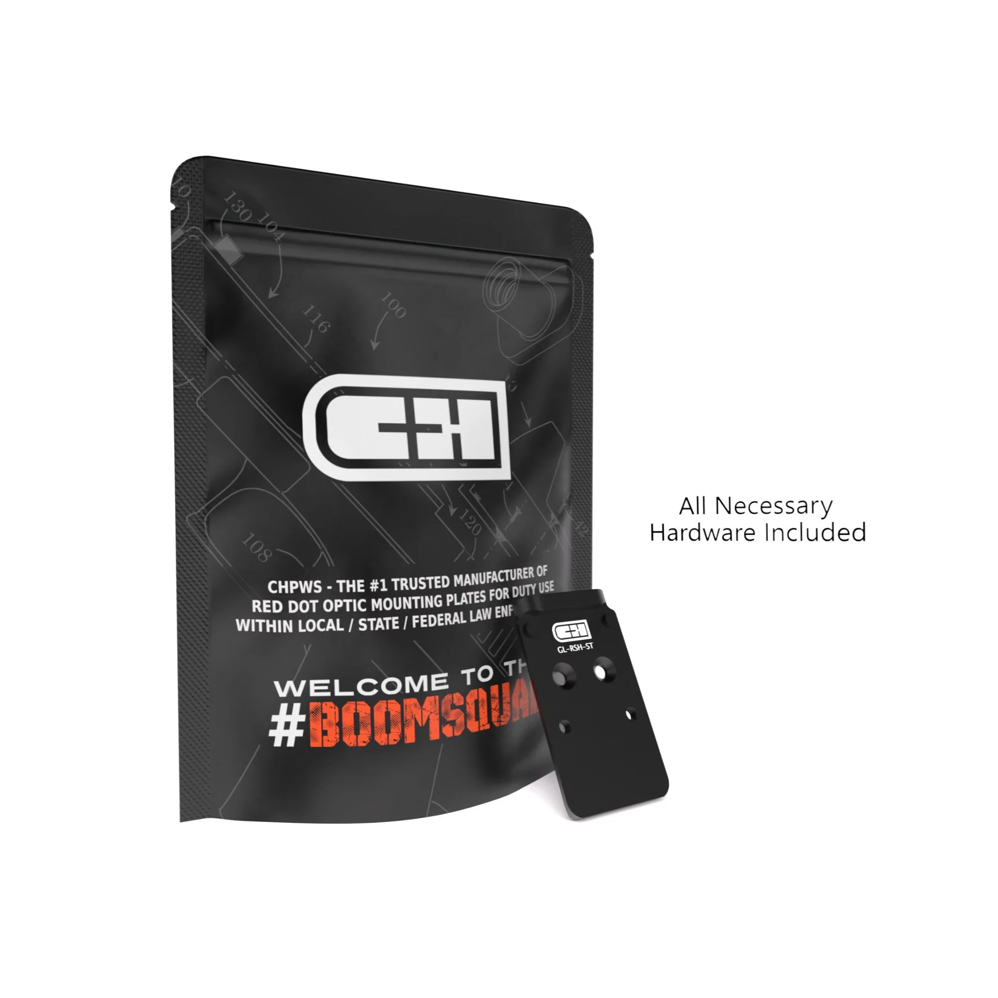 C+H Optics MOS Adapter Plate for G17 G19 MOS, Trijicon RMR/SRO, Holosun - Image 4