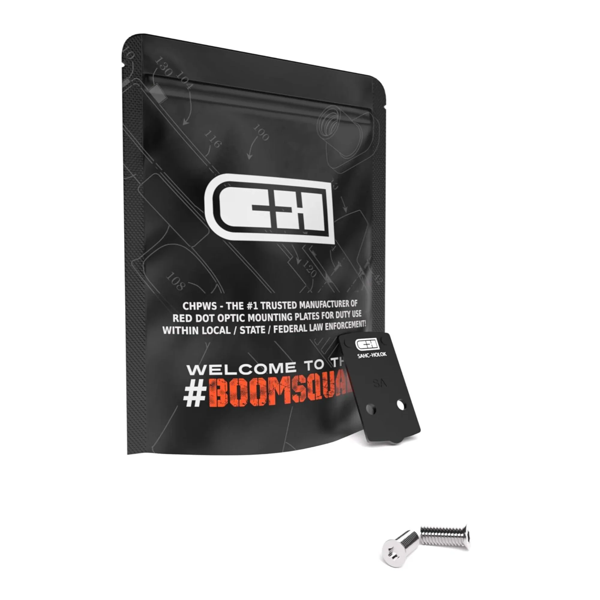 C+H Precision Red Dot Mounting Plate for Springfield Armory Hellcat and Holosun - Image 3