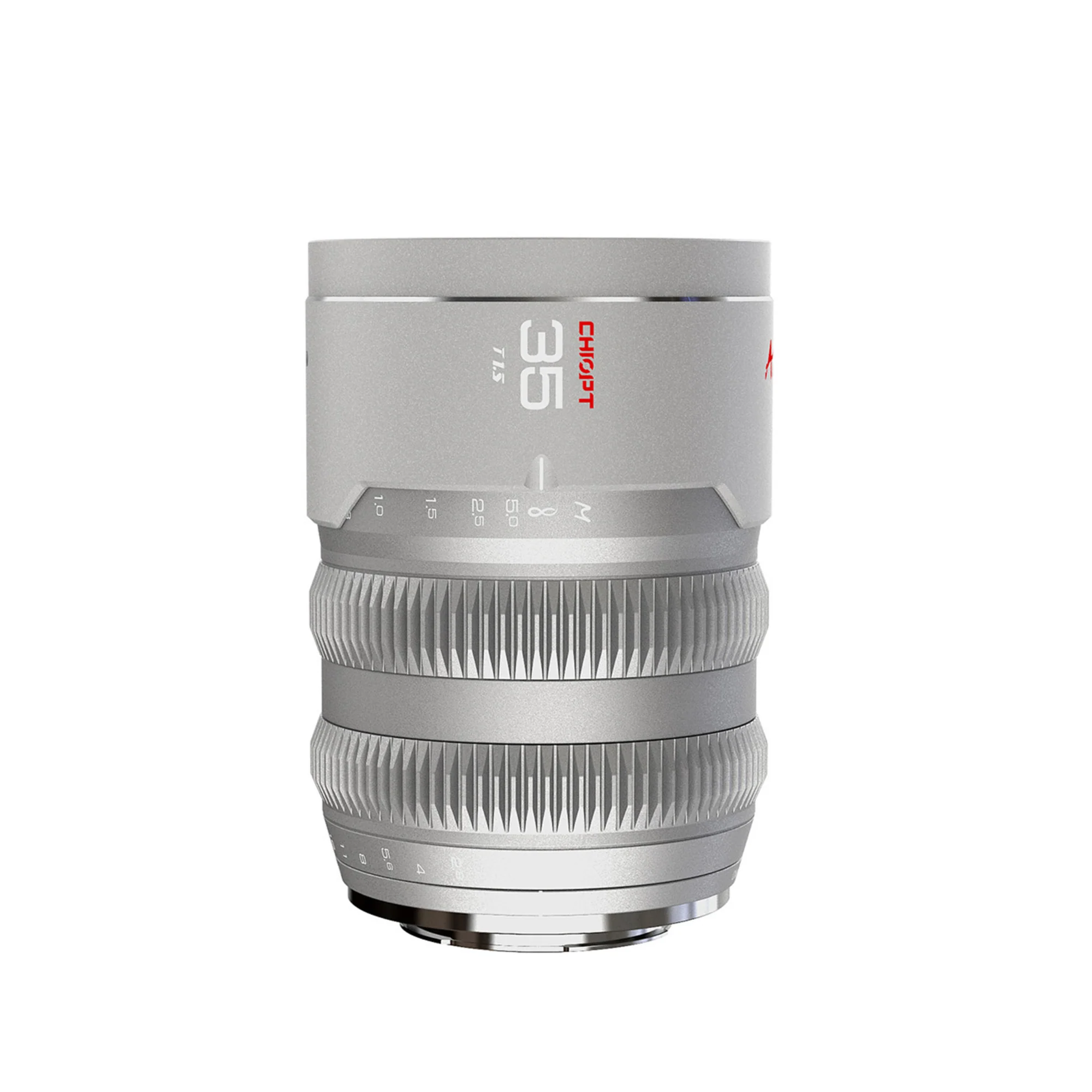 CHIOPT AURA 35mm T1.5 Cinema Lens (Canon RF) Full-Frame with Superfast Aperture and Low Distortion