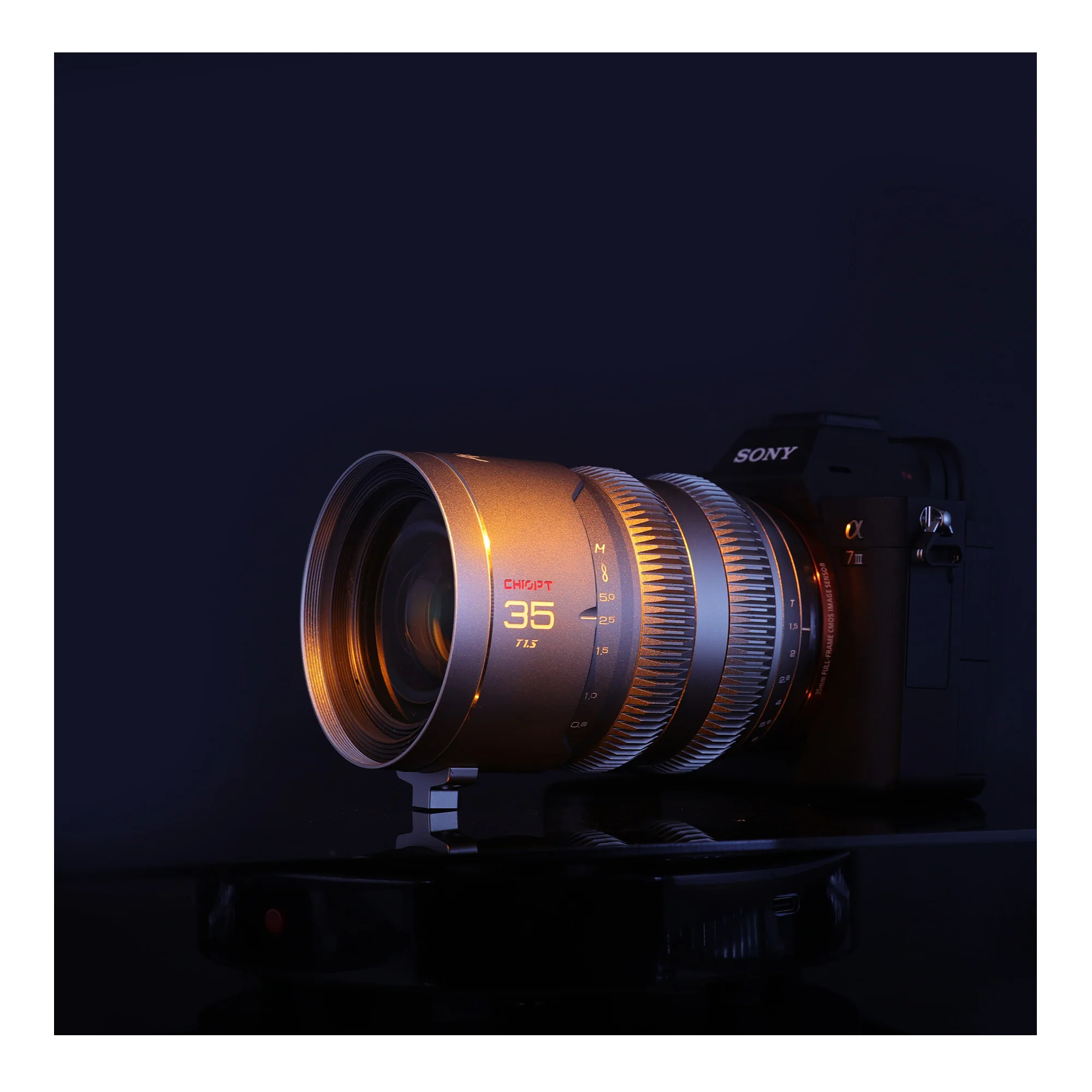 CHIOPT AURA 35mm T1.5 Cinema Lens (Canon RF) Full-Frame with Superfast Aperture and Low Distortion - Image 6