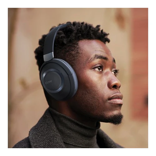 Cleer Audio Alpha Noise Canceling Hi-Res Audio Bluetooth 5.1 Over-Ear Headphones (Midnight Blue) - Image 13