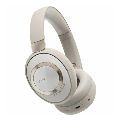 Cleer Audio Alpha Noise Canceling Hi-Res Audio Bluetooth 5.1 Over-Ear Headphones (Stone) - Image 6
