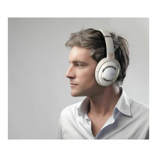 Cleer Audio Alpha Noise Canceling Hi-Res Audio Bluetooth 5.1 Over-Ear Headphones (Stone) - Image 8