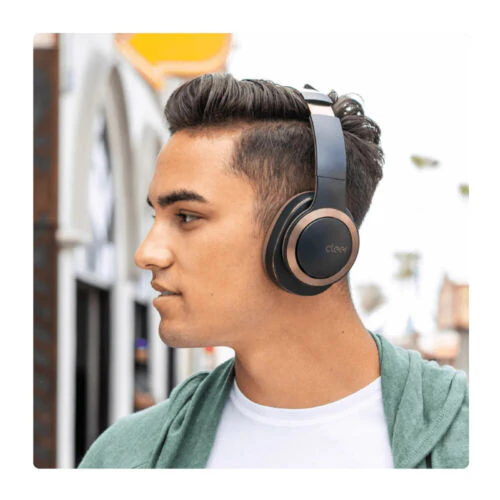 Cleer Enduro ANC Noise Canceling 2-Mic Wireless Headphones with Ambient Awareness Mode (Navy) - Image 8