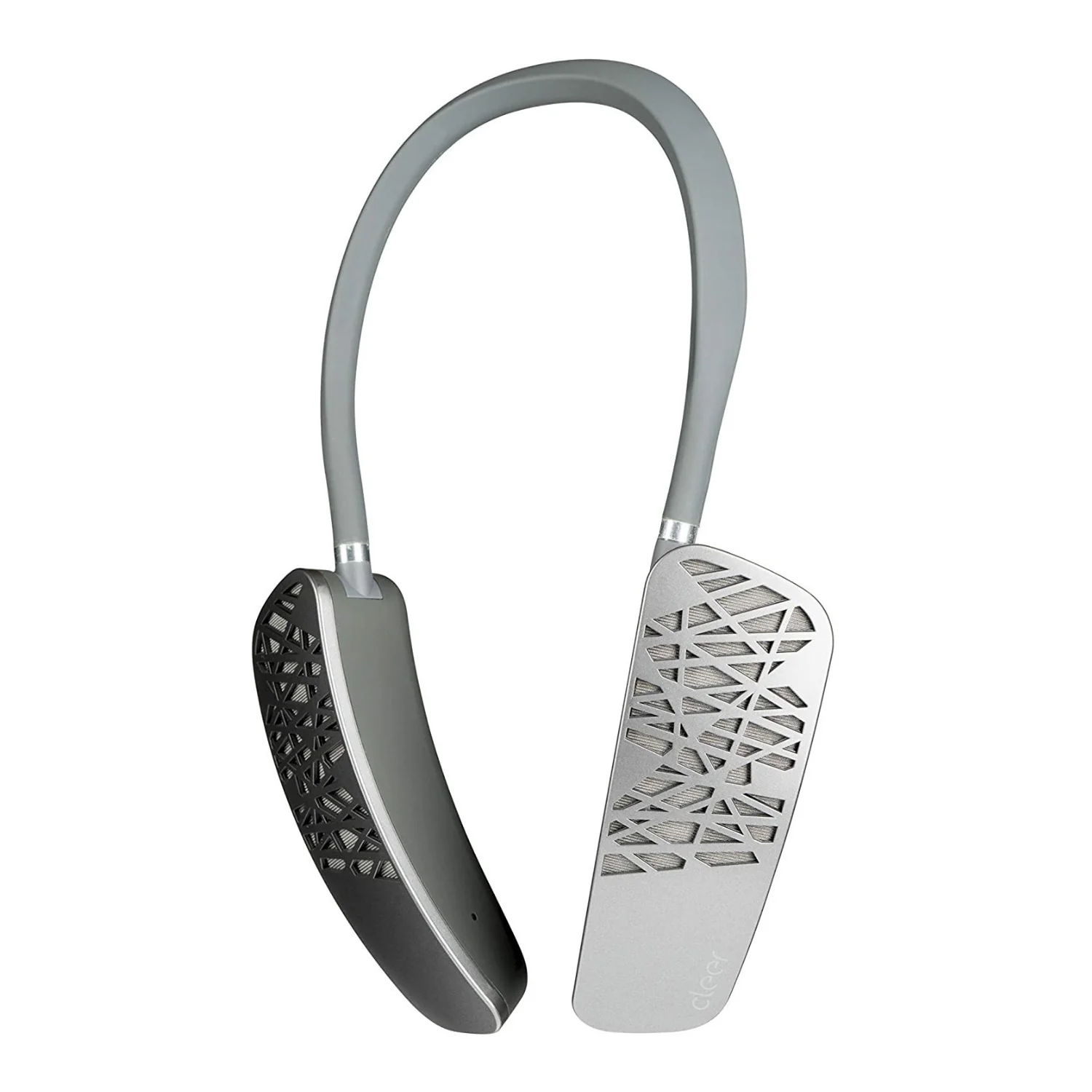 Cleer Halo Wireless Bluetooth Wearable Neck Speaker with Google Assistant (Gray)