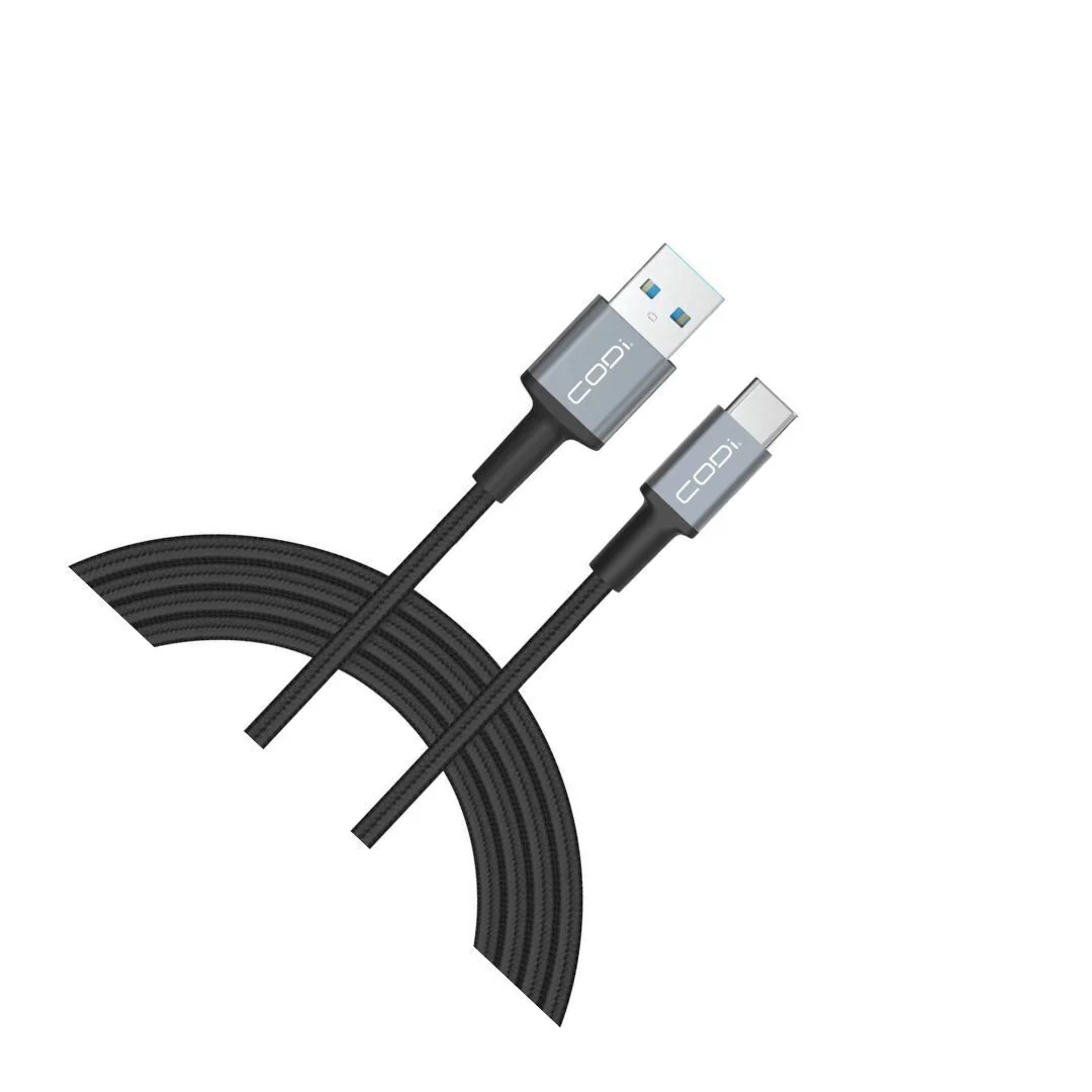 CODi 6-Foot Braided Nylon USB-A to USB-C Charge and Sync Cable - Image 5