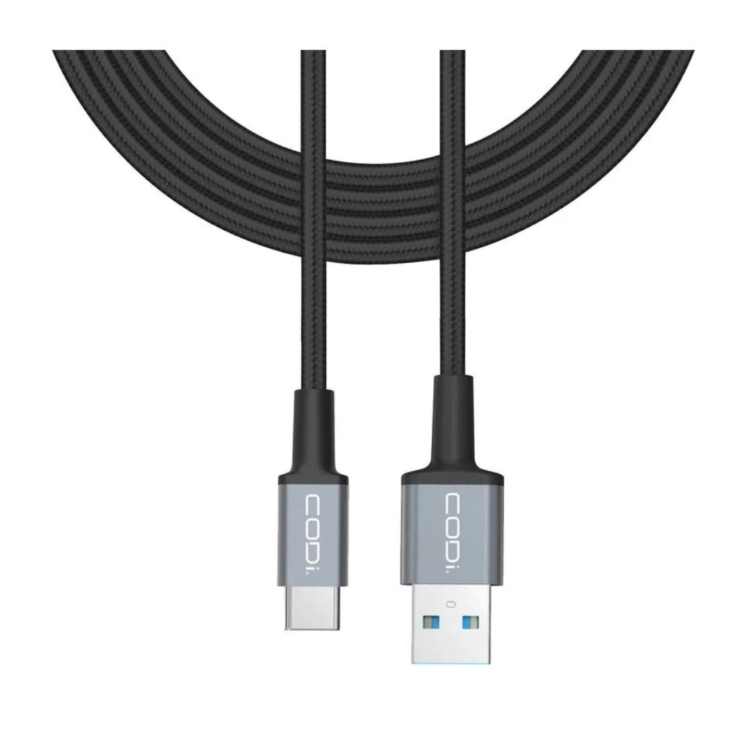 CODi 6-Foot Braided Nylon USB-A to USB-C Charge and Sync Cable - Image 6