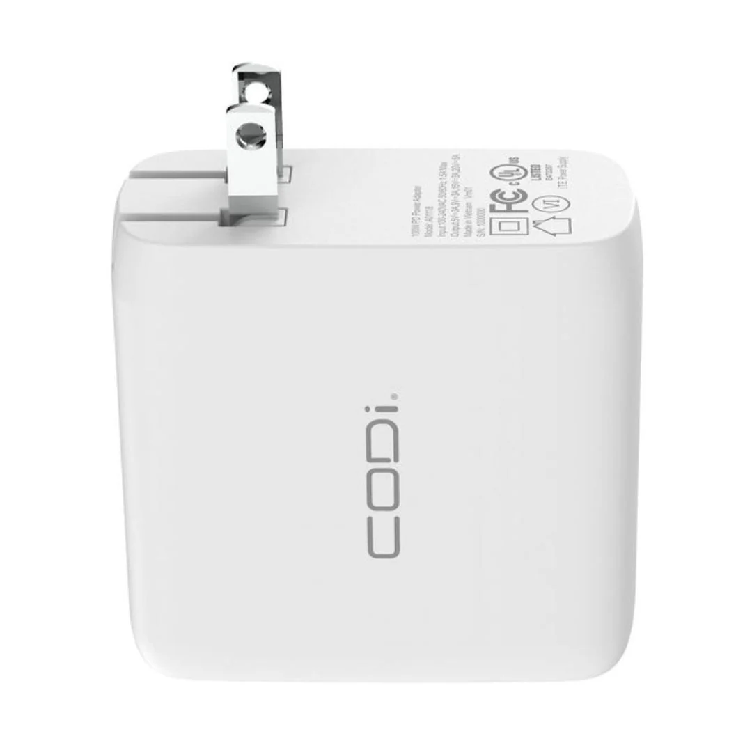 CODi 100W Wall USB-C Charger with Durable USB2.0 EPR Braided Cable with Universal Charging - Image 3