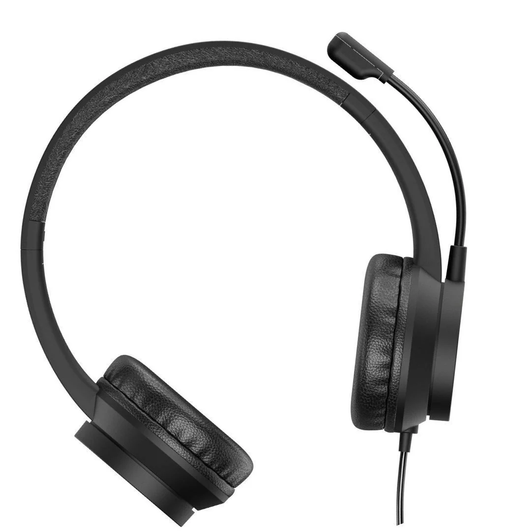 CODi Voice-Isolating USB-A Wired Headset with Boom Microphone and PU Leather Earpads - Image 3
