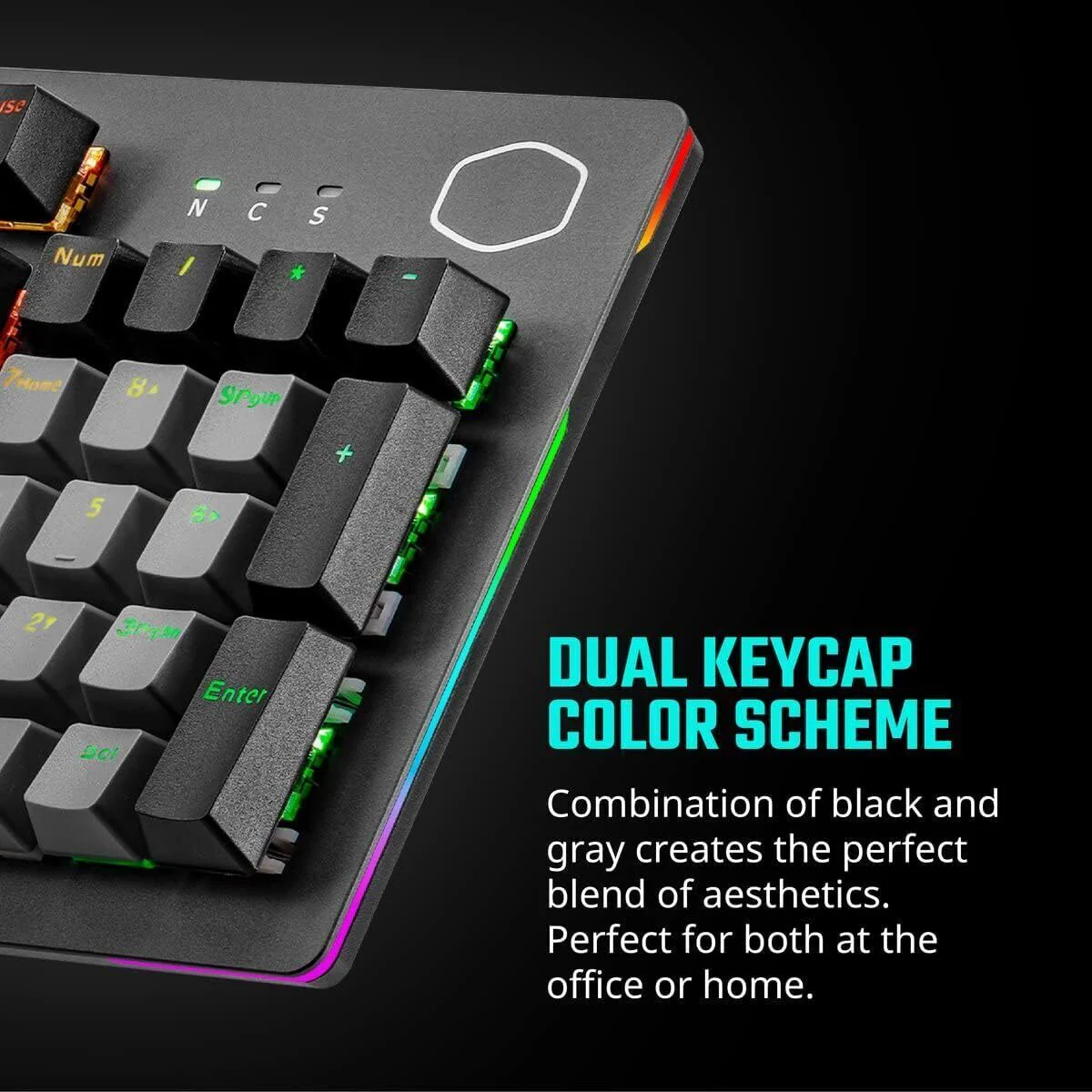 Cooler Master CK352 Mechanical Gaming PC Keyboard with  Click Blue Switches - Image 6