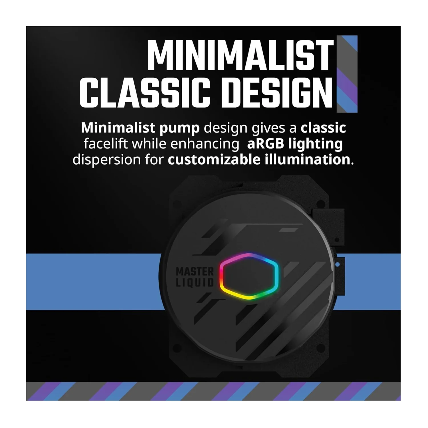 Cooler Master MasterLiquid 360L Core 120mm ARGB Close-Loop AIO Liquid CPU Cooler - Image 5