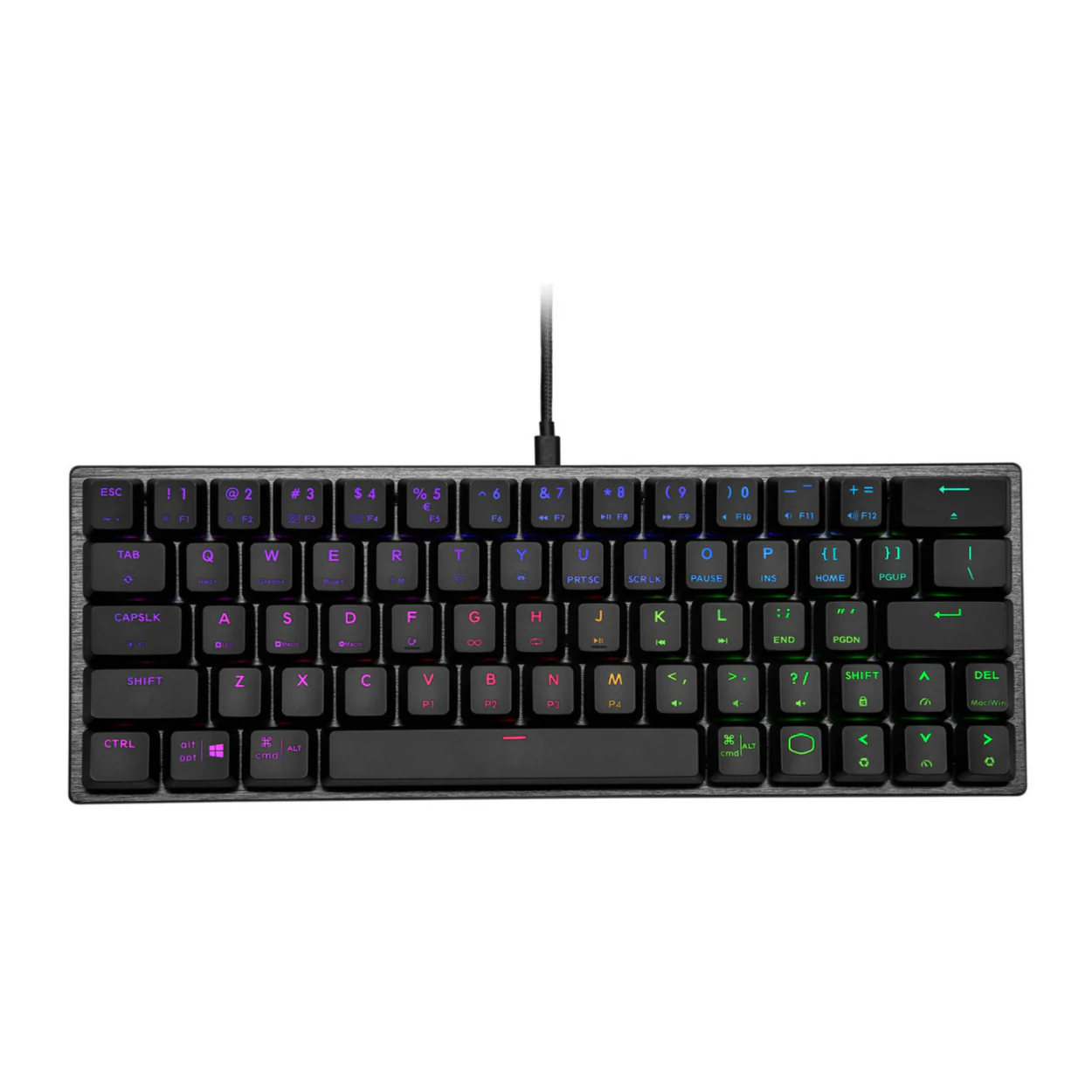 Cooler Master SK620 Wired Mechanical Low Profile Gaming Keyboard with Blue Switches (Space Gray) - Image 2