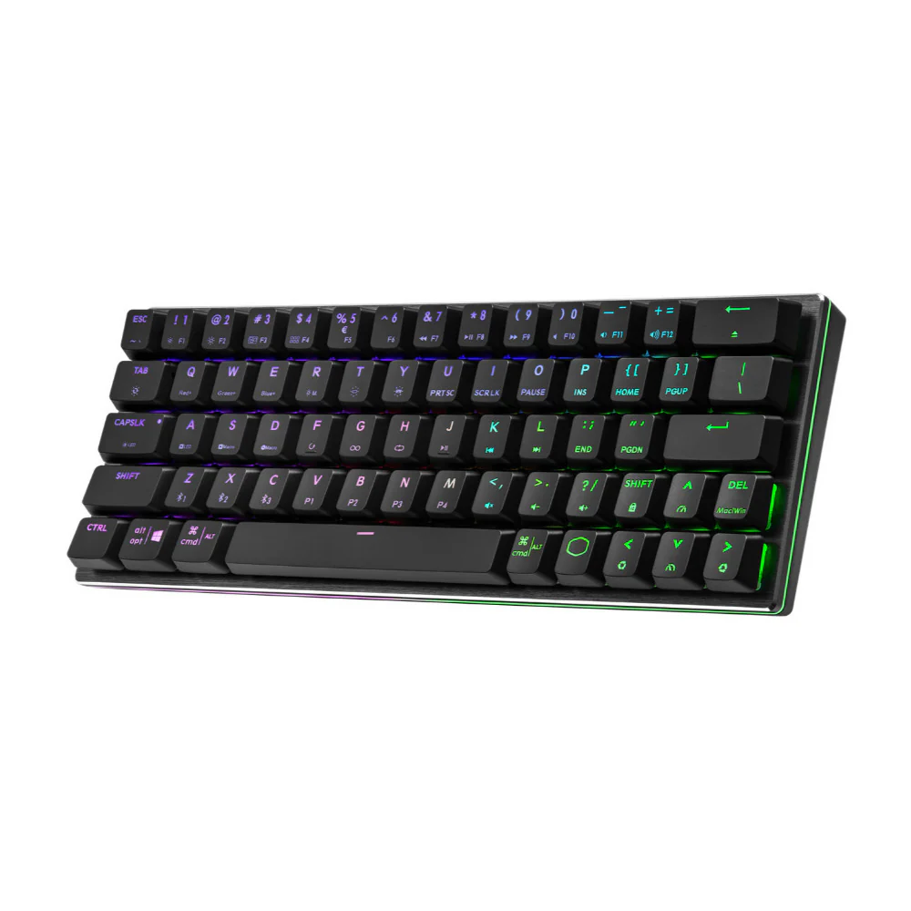 Cooler Master SK622 Hybrid Wired Mechanical Low Profile Gaming Keyboard with Brown Switches (Gray) - Image 3