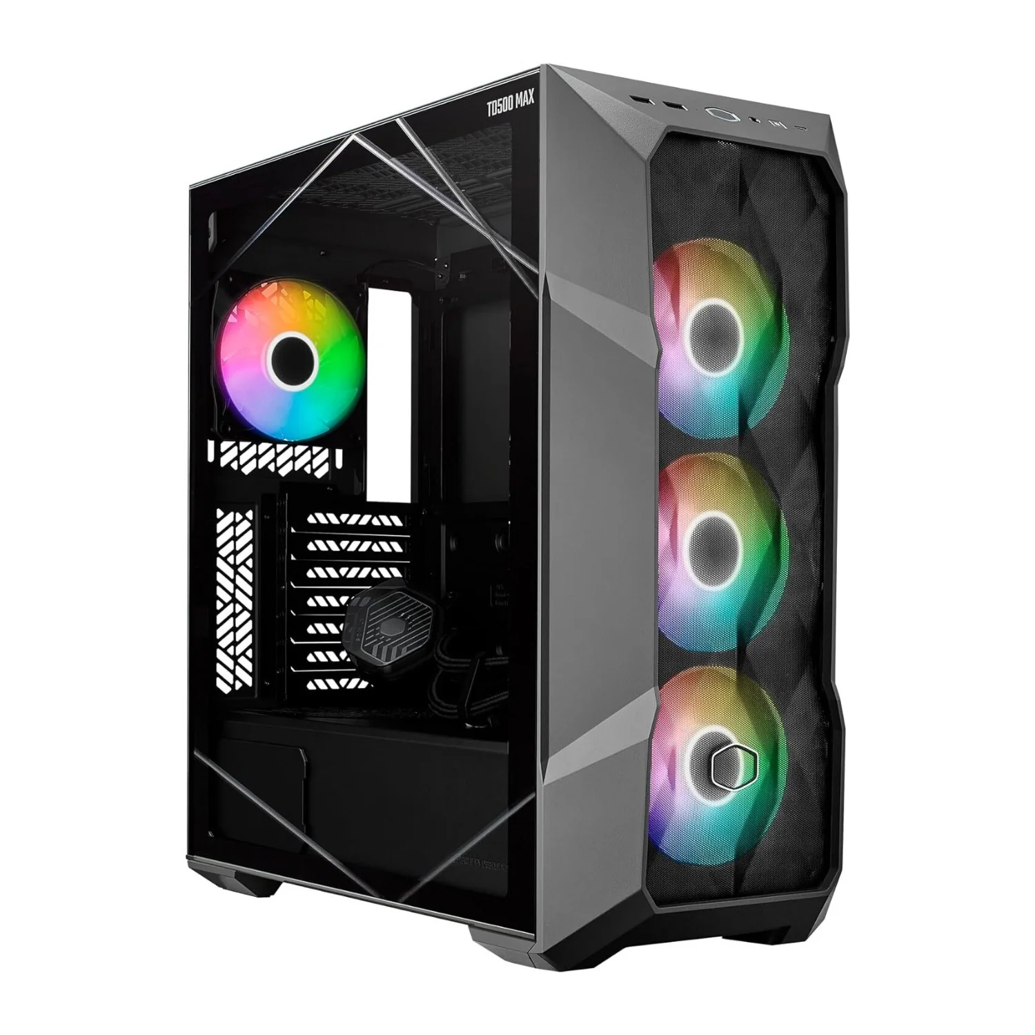Cooler Master TD500 MAX ATX Mid-Tower PC Case with Atmos 360 MAX AIO Cooler - Image 2