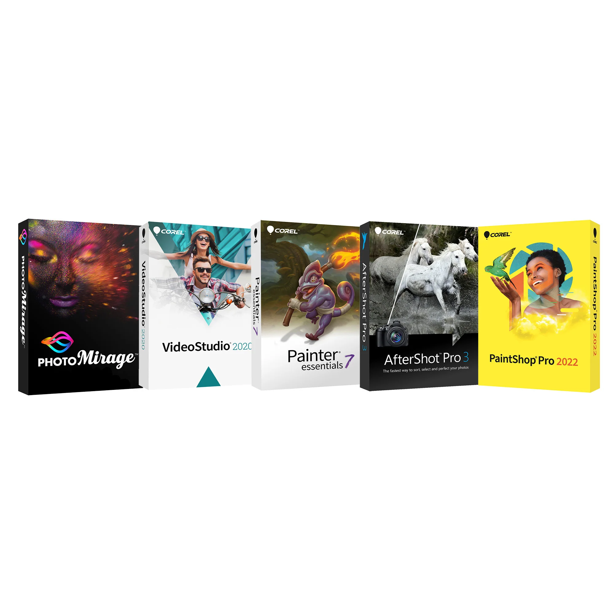 Corel Software Bundle of 5 Softwares OEM Photo, Video, and Art Software Suite - Image 2
