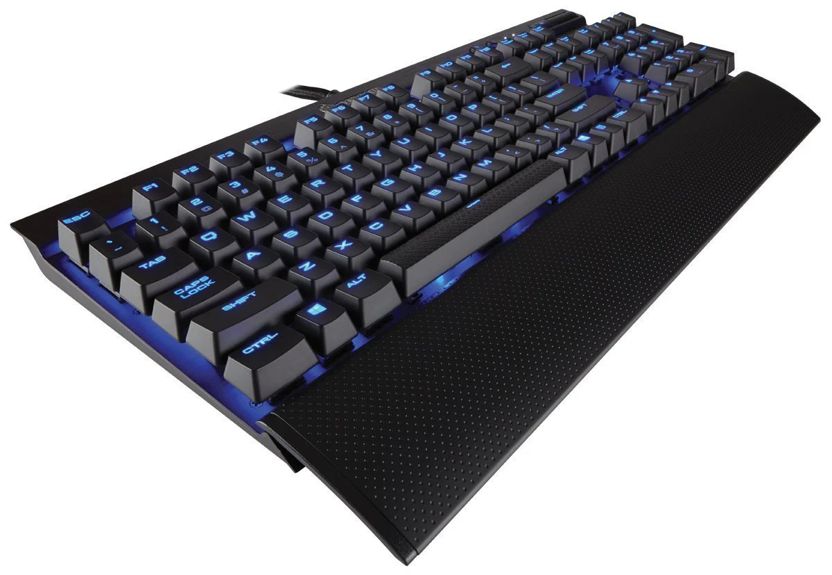 Corsair K70 LUX Mechanical Keyboard, Cherry MX Red (Blue LED) (Certified Refurbished)