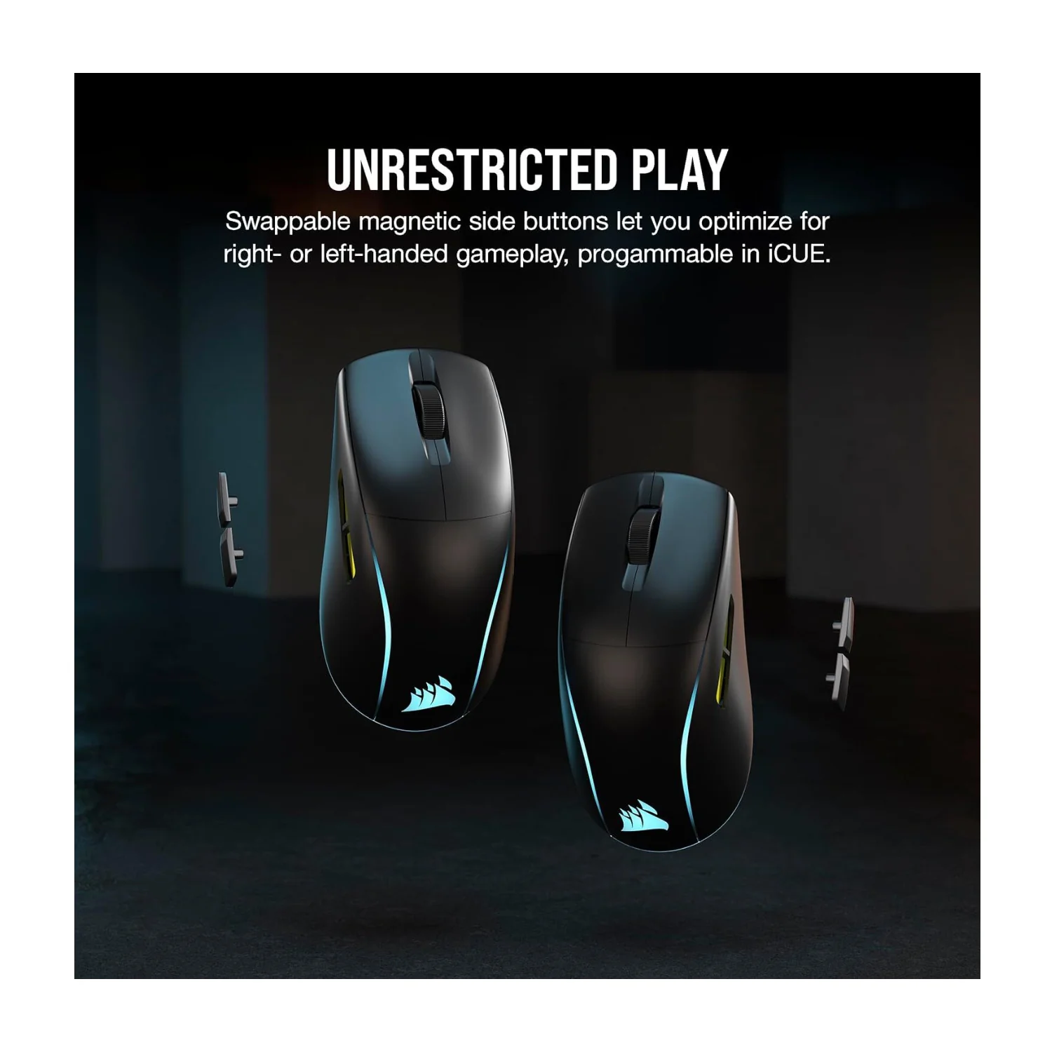 Corsair M75 Wireless RGB Lightweight FPS Gaming Mouse (Black) - Image 6