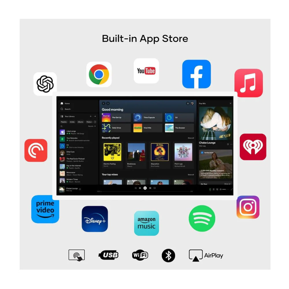 Cozyla 15.6-Inch 1080p Digital Calendar+ 2  Wall Planner Touch Screen - Image 6