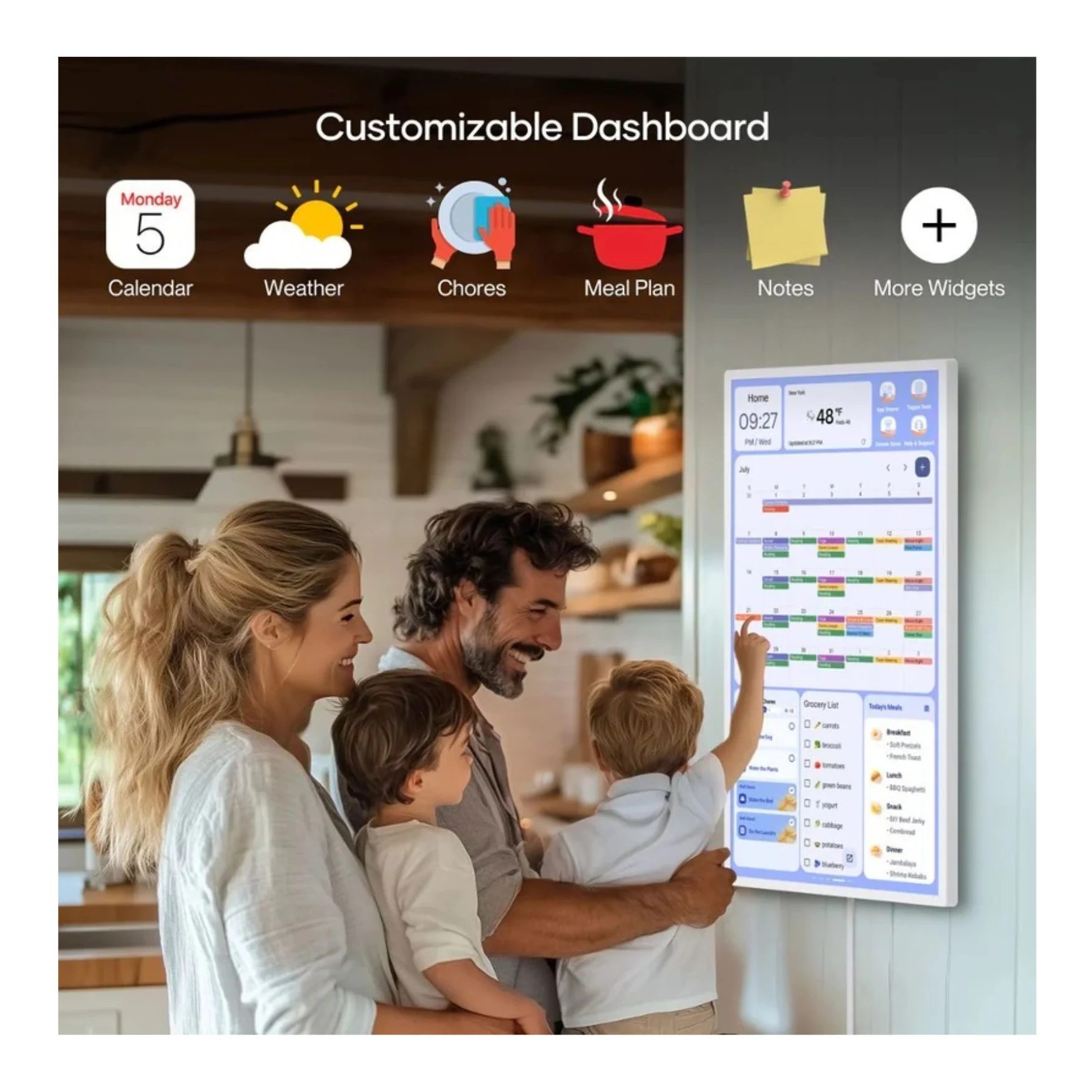Cozyla Calendar+ Gen2 32-inch FHD Smart Family Hub with Auto Sync (White) - Image 8