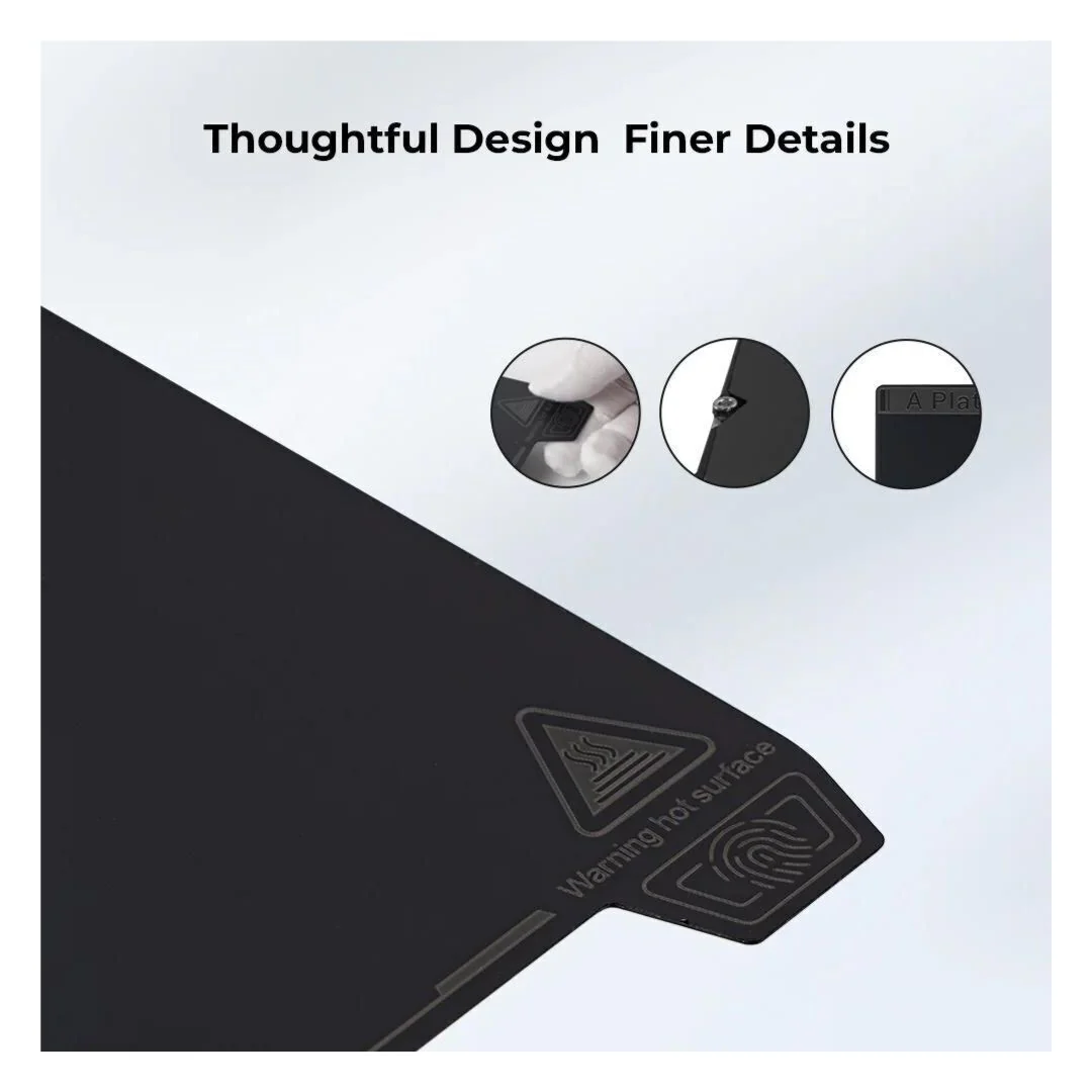 Creality K1 235 x 235mm Smooth PEI Build Plate with Double Handle and Strong Magnetic Force - Image 6