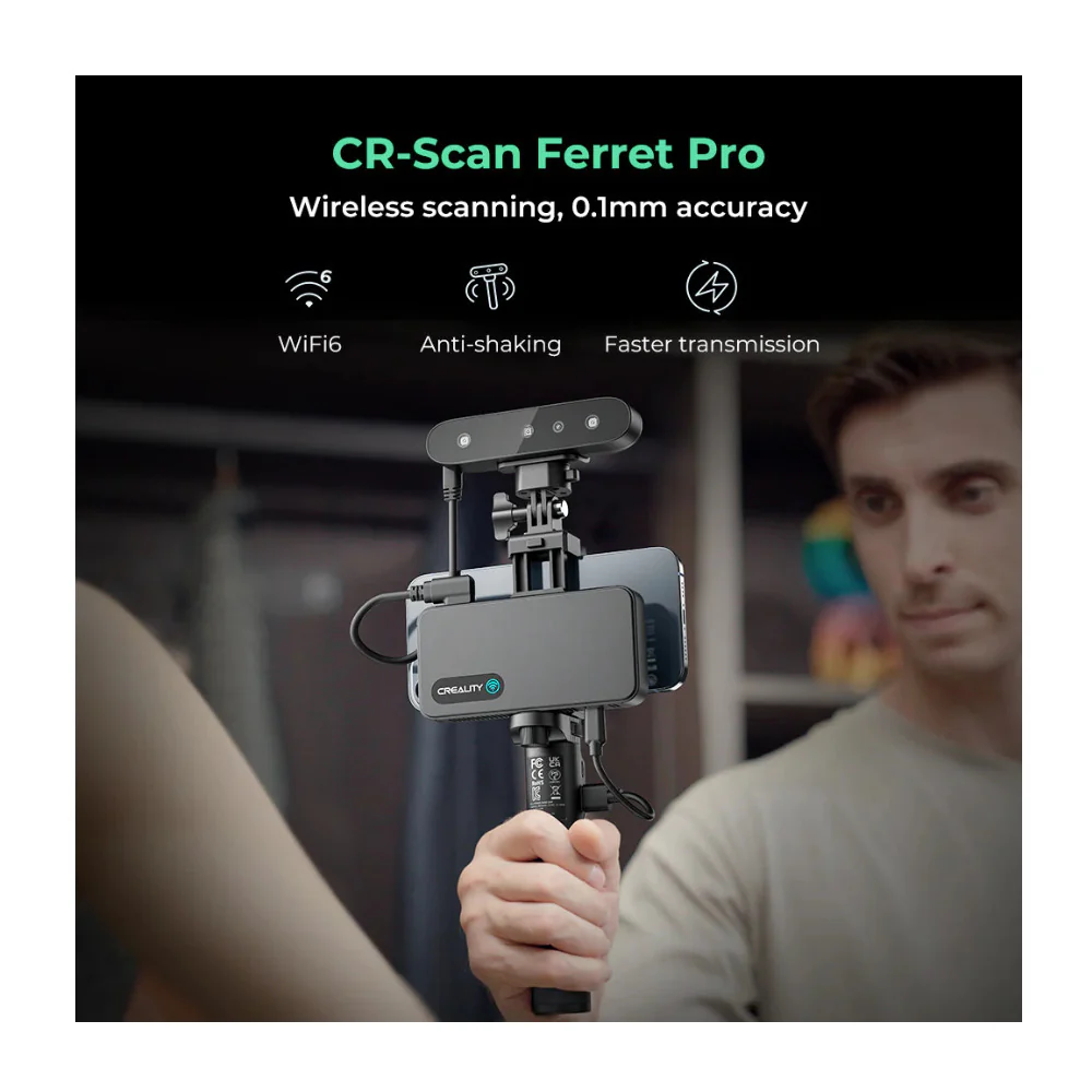 Creality CR-Scan Ferret Pro Portable Wireless 3D Scanner - Image 6