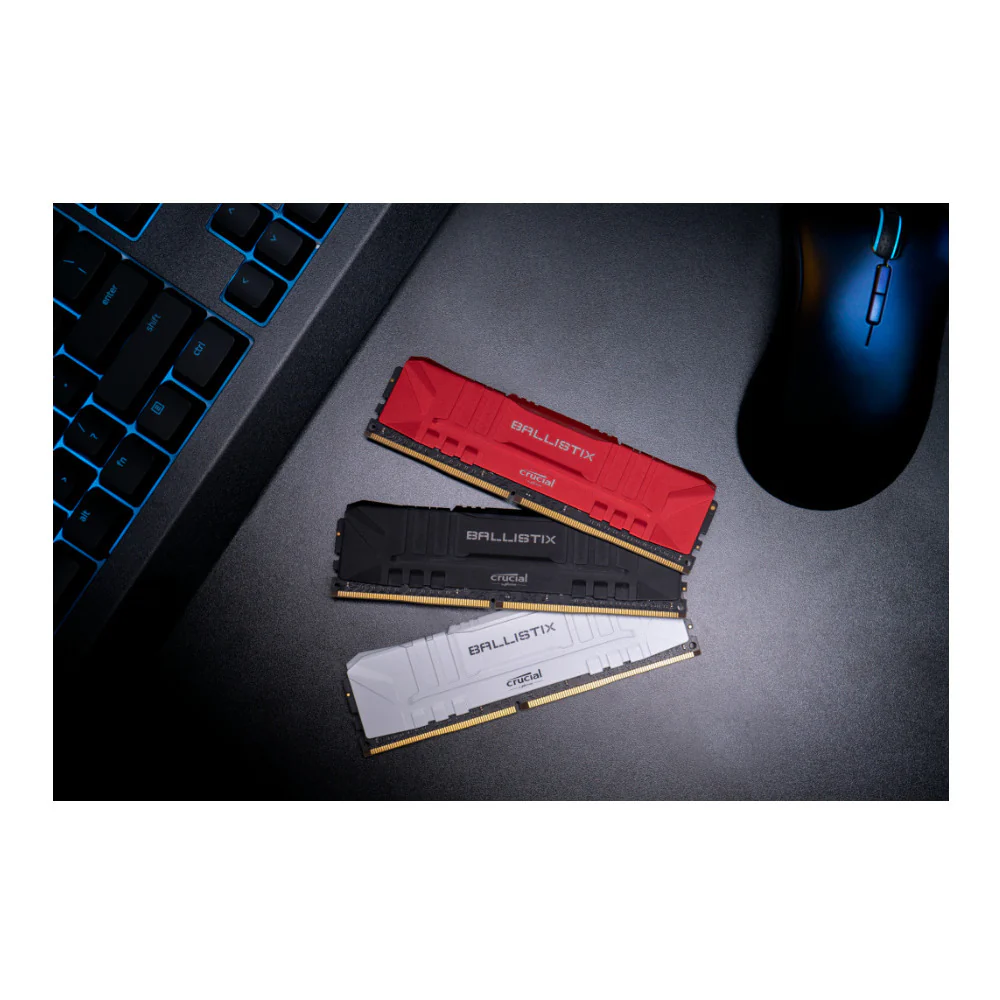 Crucial Ballistix CL16 UDIMM 32GB DDR4-2666 Gaming Memory Kit (2 x 16GB, Black) - Image 2