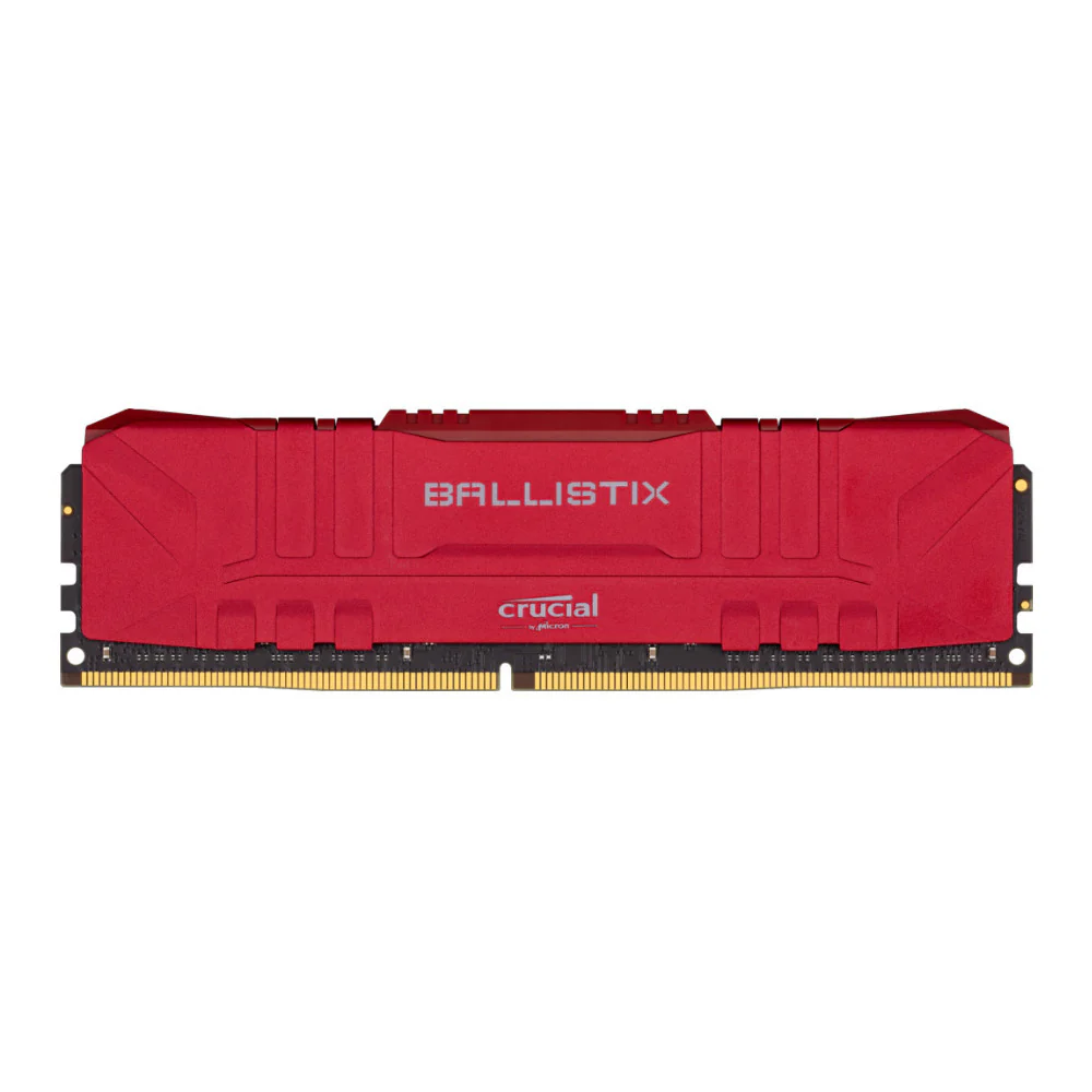 Crucial Ballistix 8GB DDR4-2666 Desktop Gaming Memory (Red)