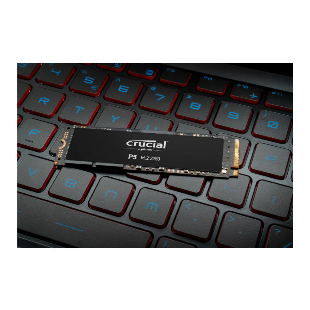 Crucial P5 500GB 3D NAND NVMe M.2 SSD - Image 2