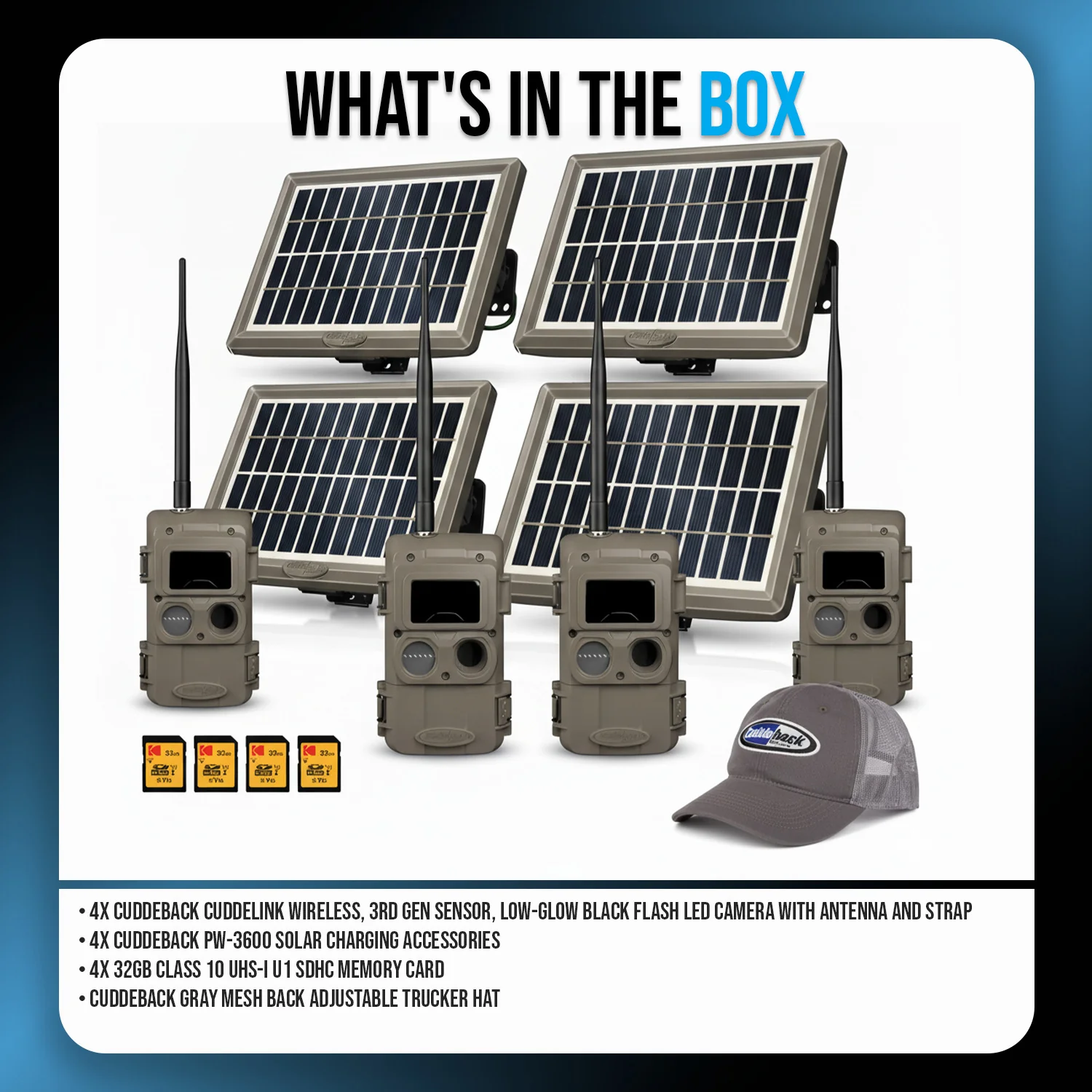 Cuddeback CuddeLink Wireless, Low-Glow Black Flash LED Camera Bundle - Image 7