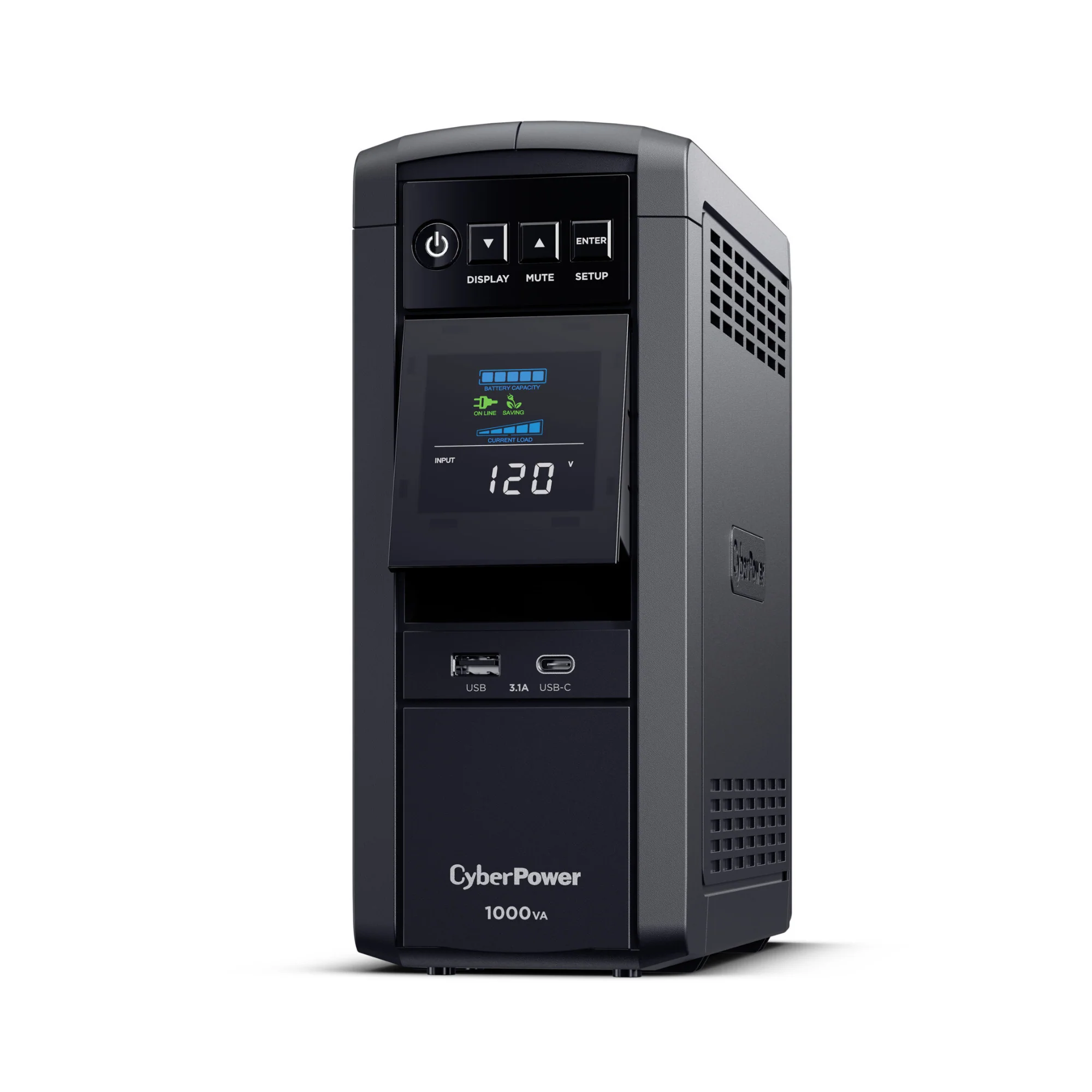CyberPower CP1000PFCLCD PFC Sinewave UPS System Battery Backup (UL Certified) - Image 2