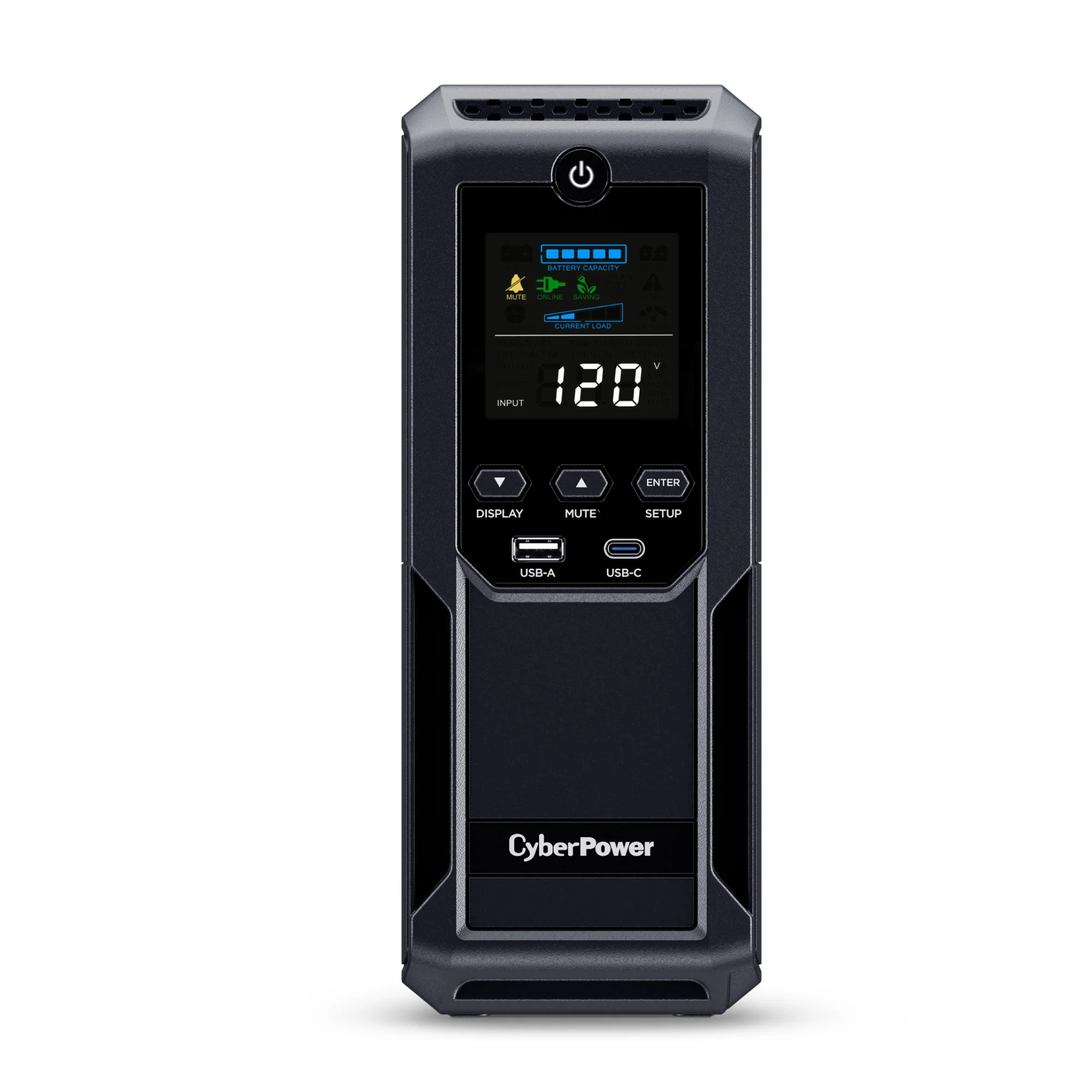 CyberPower CP1500AVRLCD3 Mini Tower UPS Battery Backup and Surge Protector