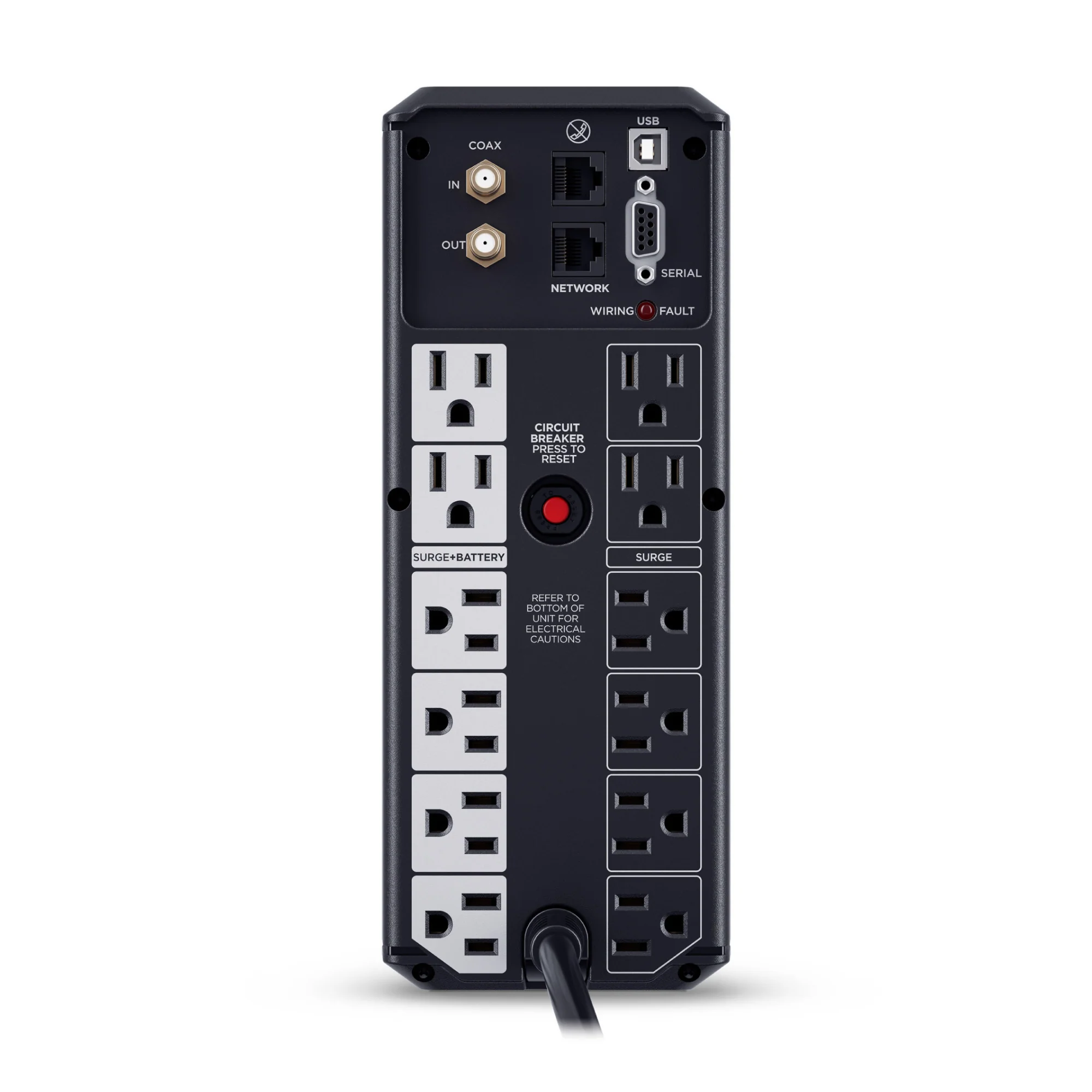 CyberPower CP1500AVRLCD3 Mini Tower UPS Battery Backup and Surge Protector - Image 4