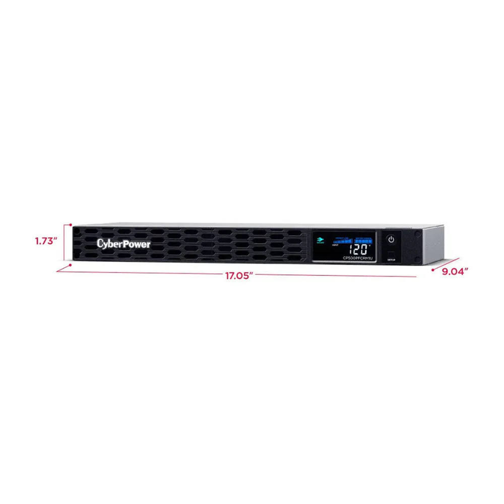 CyberPower CP500PFCRM1U PFC Sinewave Rackmount UPS System - Image 3