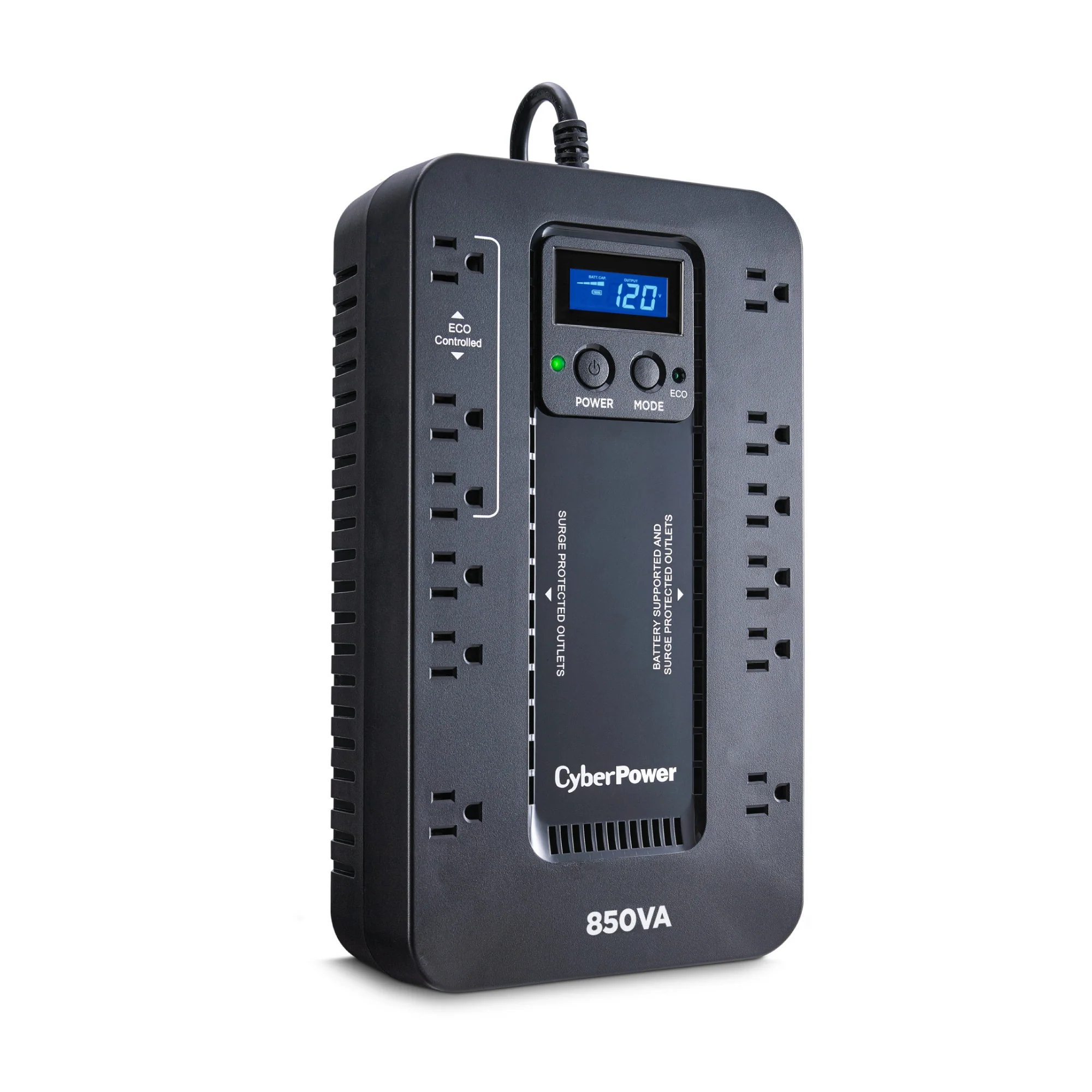 CyberPower Ecologic EC850LCD Uninterruptible Power Supply with Surge Protection - Image 3