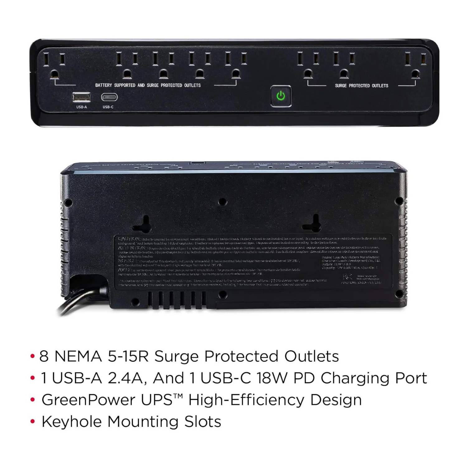 CyberPower SL950U Standby UPS Systems with 950VA 510W Capacity (Black) - Image 4