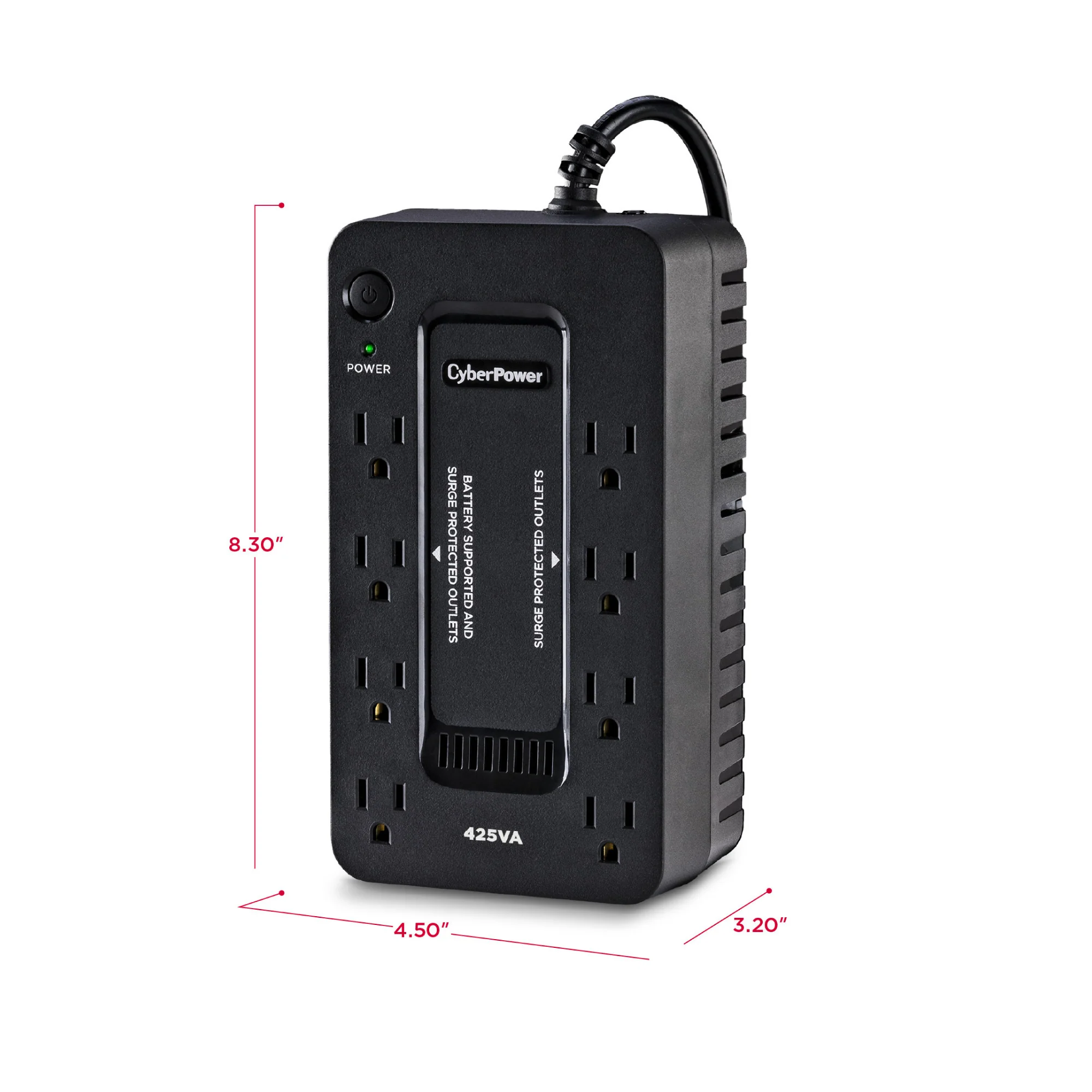 CyberPower ST425 Backup UPS Battery and Surge Protector with 425VA/260W Capacity - Image 6