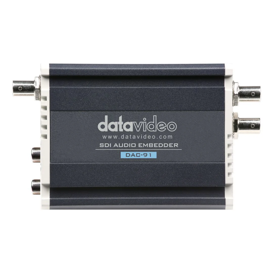 Datavideo DAC-91 2-Channel SDI Analog Audio Embedder with Audio Level Indicator Display - Image 3