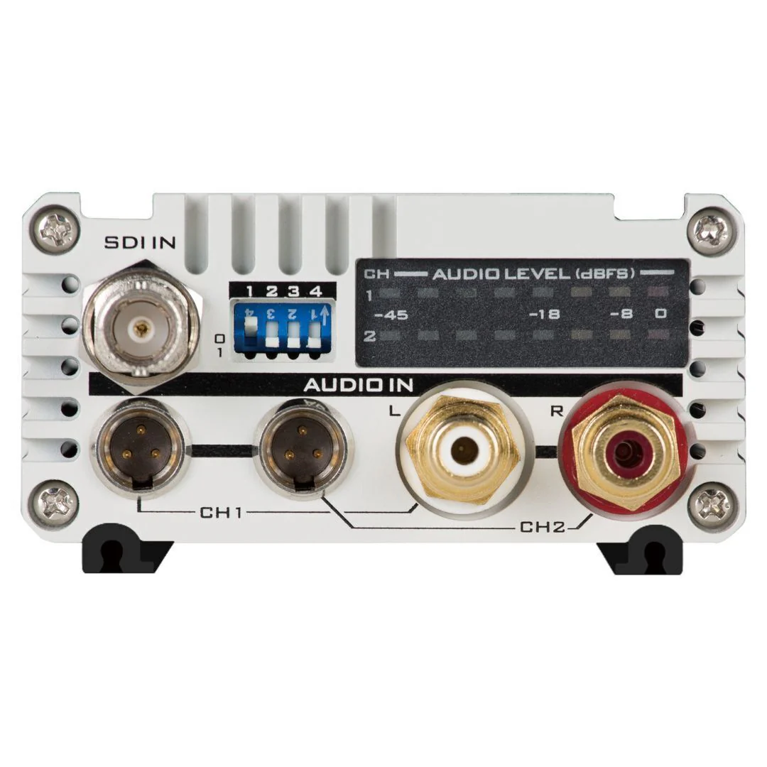 Datavideo DAC-91 2-Channel SDI Analog Audio Embedder with Audio Level Indicator Display - Image 5