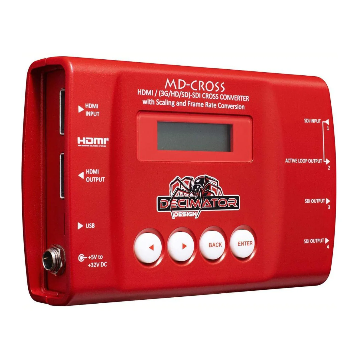 Decimator MD-Cross V2 Miniature SDI/HDMI Cross Converter with Scaling and Frame Rate Conversion - Image 2
