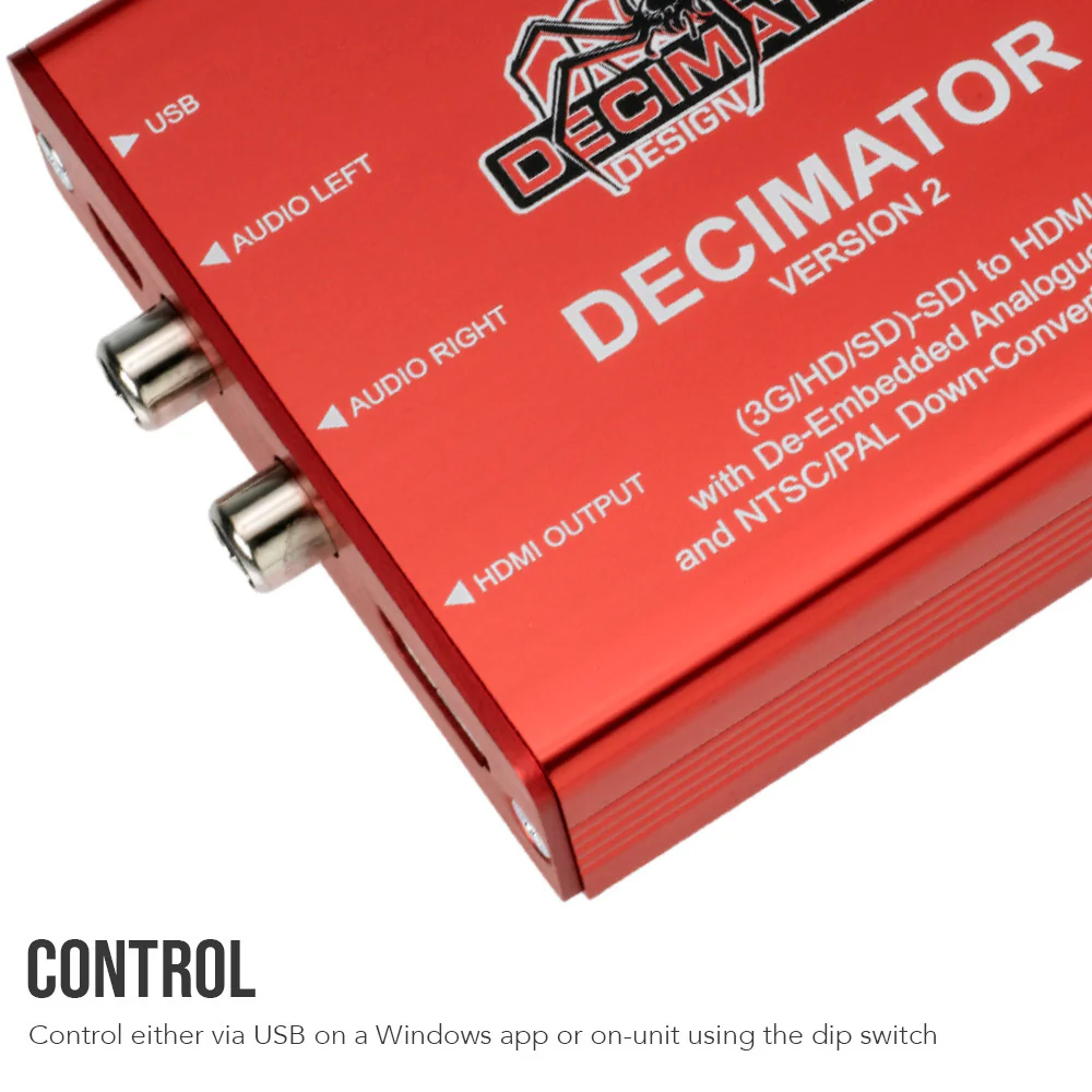 Decimator Version 2 Simultaneously Scales SDI to HDMI and NTSC/PAL with Analogue Audio Bundle - Image 4