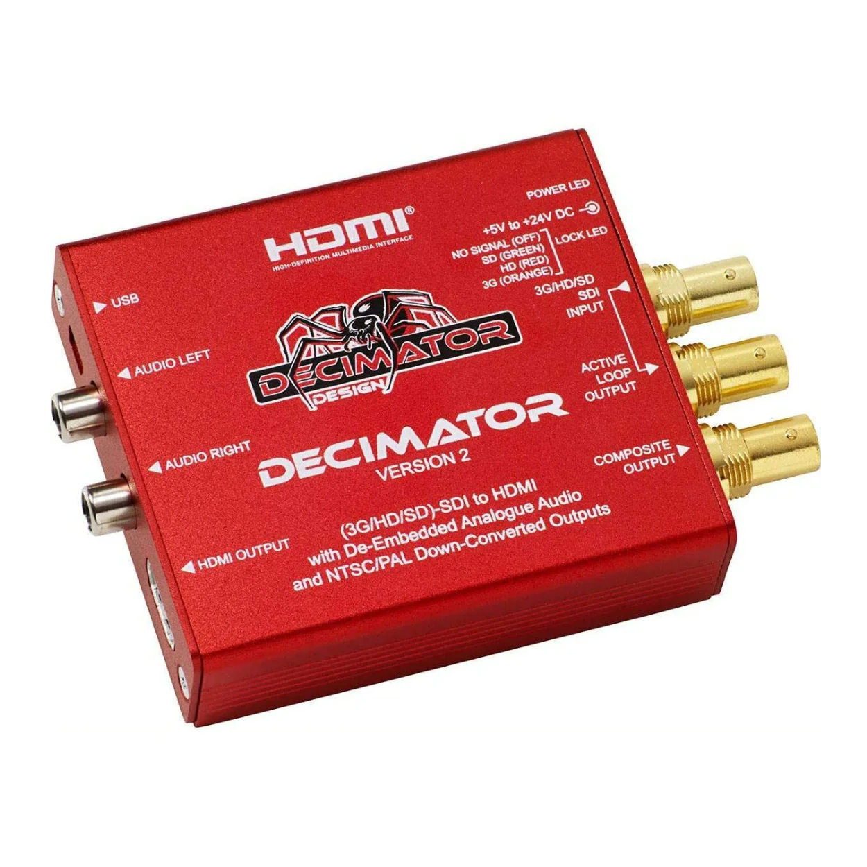 Decimator Version 2 Simultaneously Scales SDI to HDMI and NTSC/PAL with De-Embedded Analogue Audio - Image 4