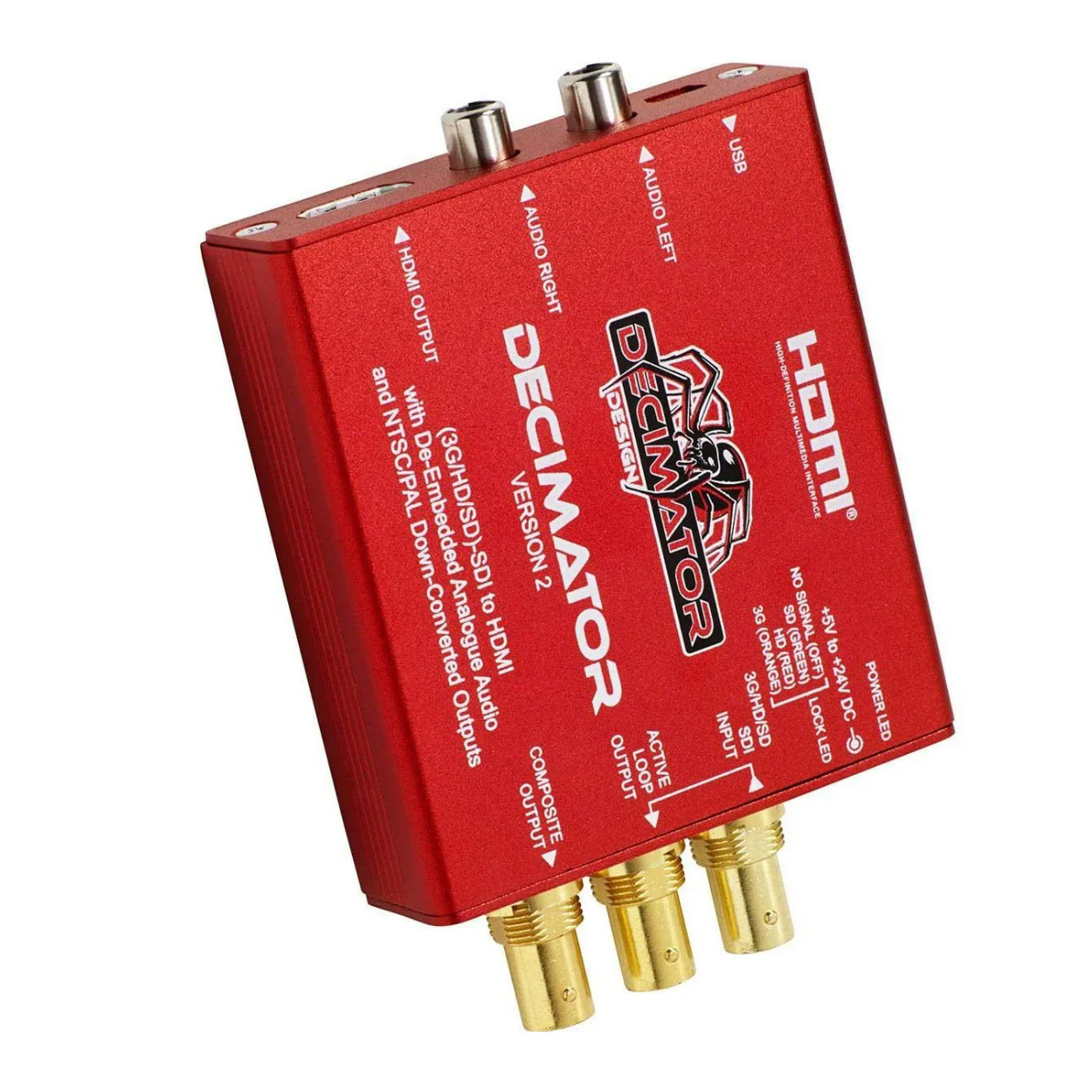 Decimator Version 2 Simultaneously Scales SDI to HDMI and NTSC/PAL with De-Embedded Analogue Audio - Image 5