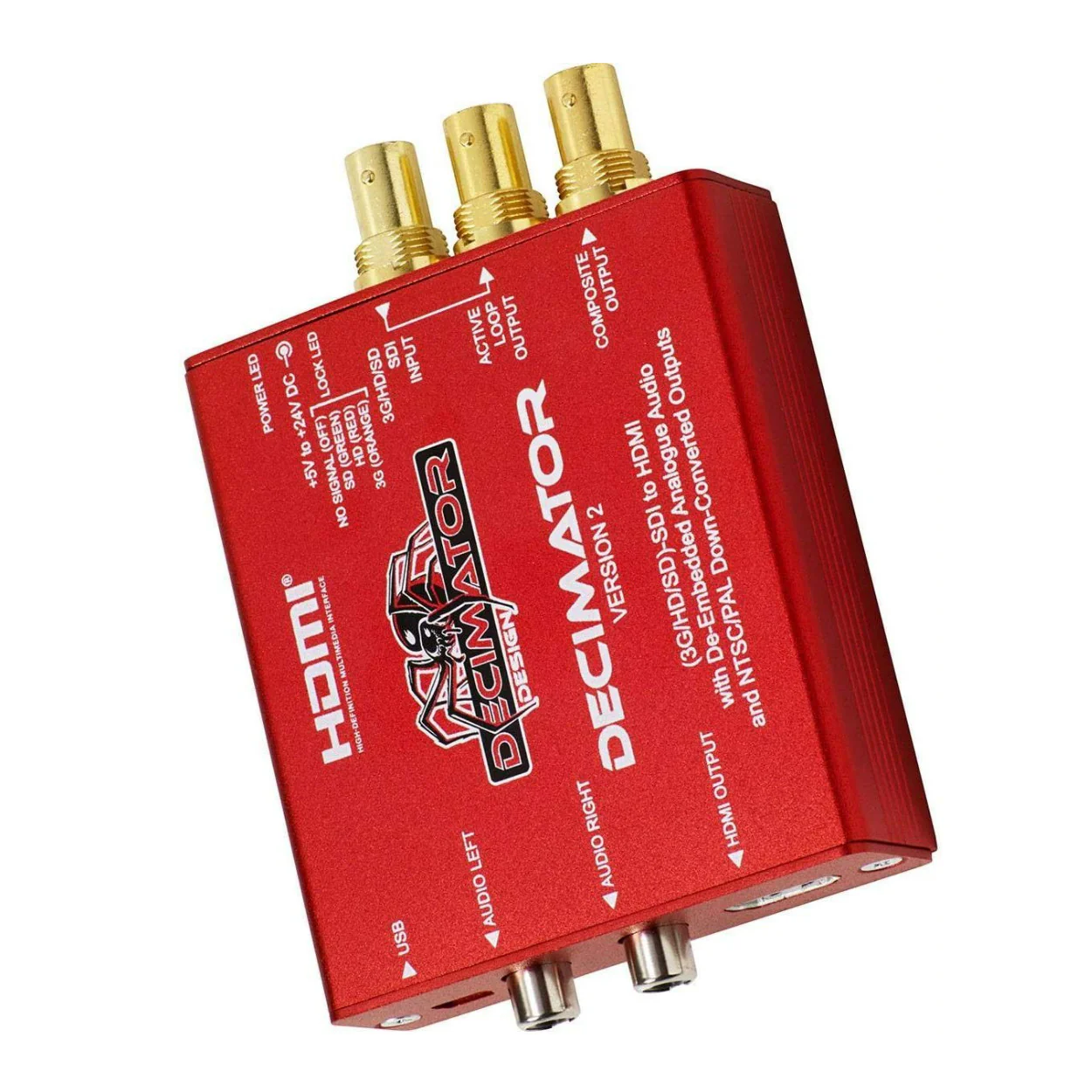Decimator Version 2 Simultaneously Scales SDI to HDMI and NTSC/PAL with De-Embedded Analogue Audio - Image 6