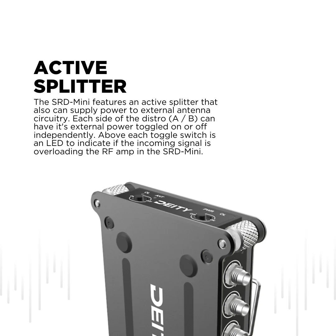 Deity SRD Mini 4 Channel Black Radio Frequency Distribution Device Bundle - Image 3