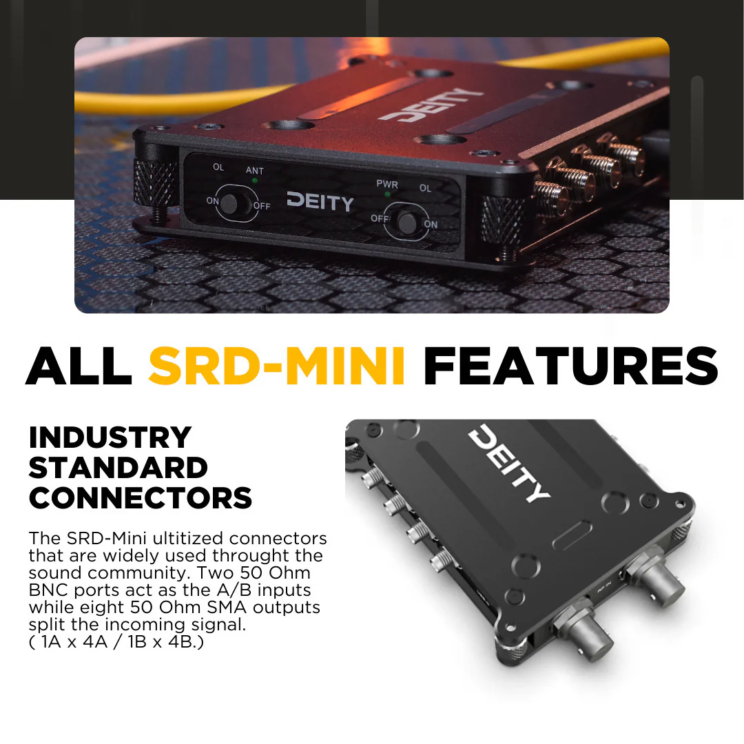Deity SRD Mini 4 Channel Black Radio Frequency Distribution Device Bundle - Image 4