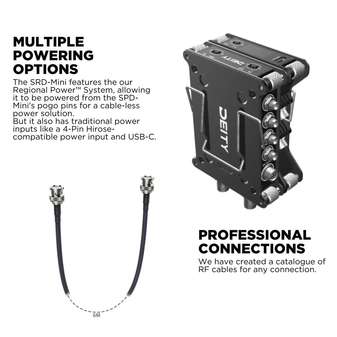 Deity SRD Mini 4 Channel Black Radio Frequency Distribution Device Bundle - Image 5