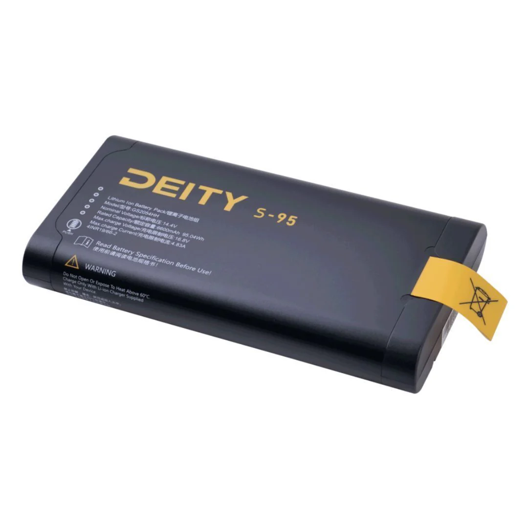 Deity S-95 Smart Battery with DQC2 Battery Charger, and 140 Watt GaN Pro USB-C Power Adapter - Image 2